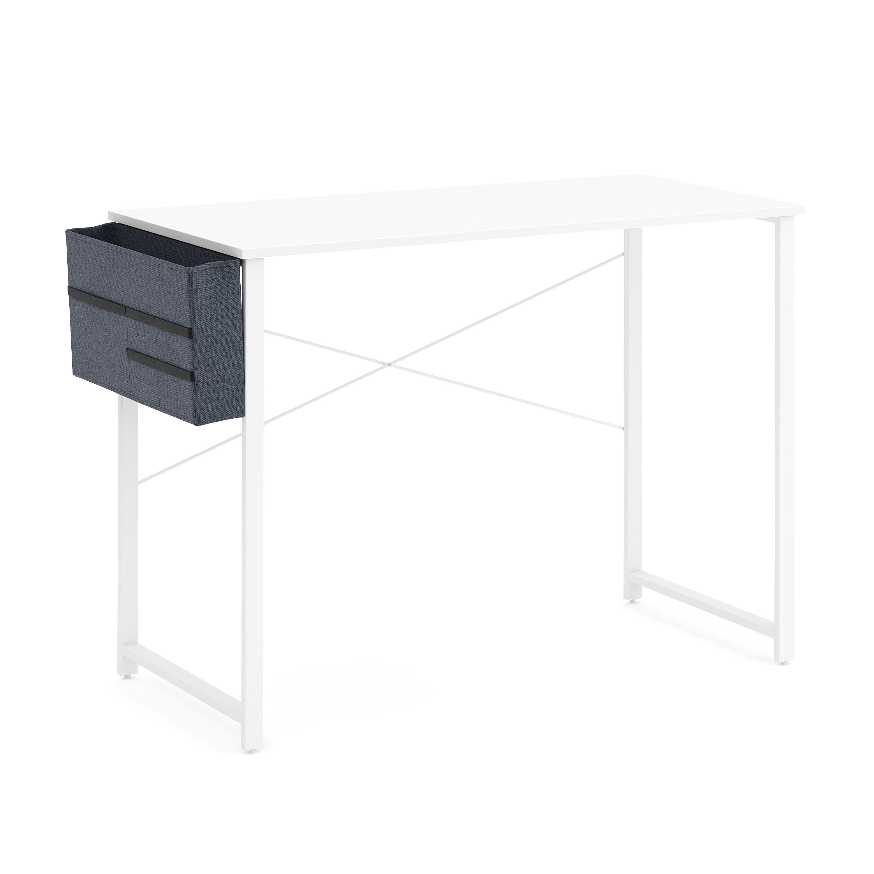 Schreibtisch FENIX mit Organizer 100 x 48 x 74 cm weiss