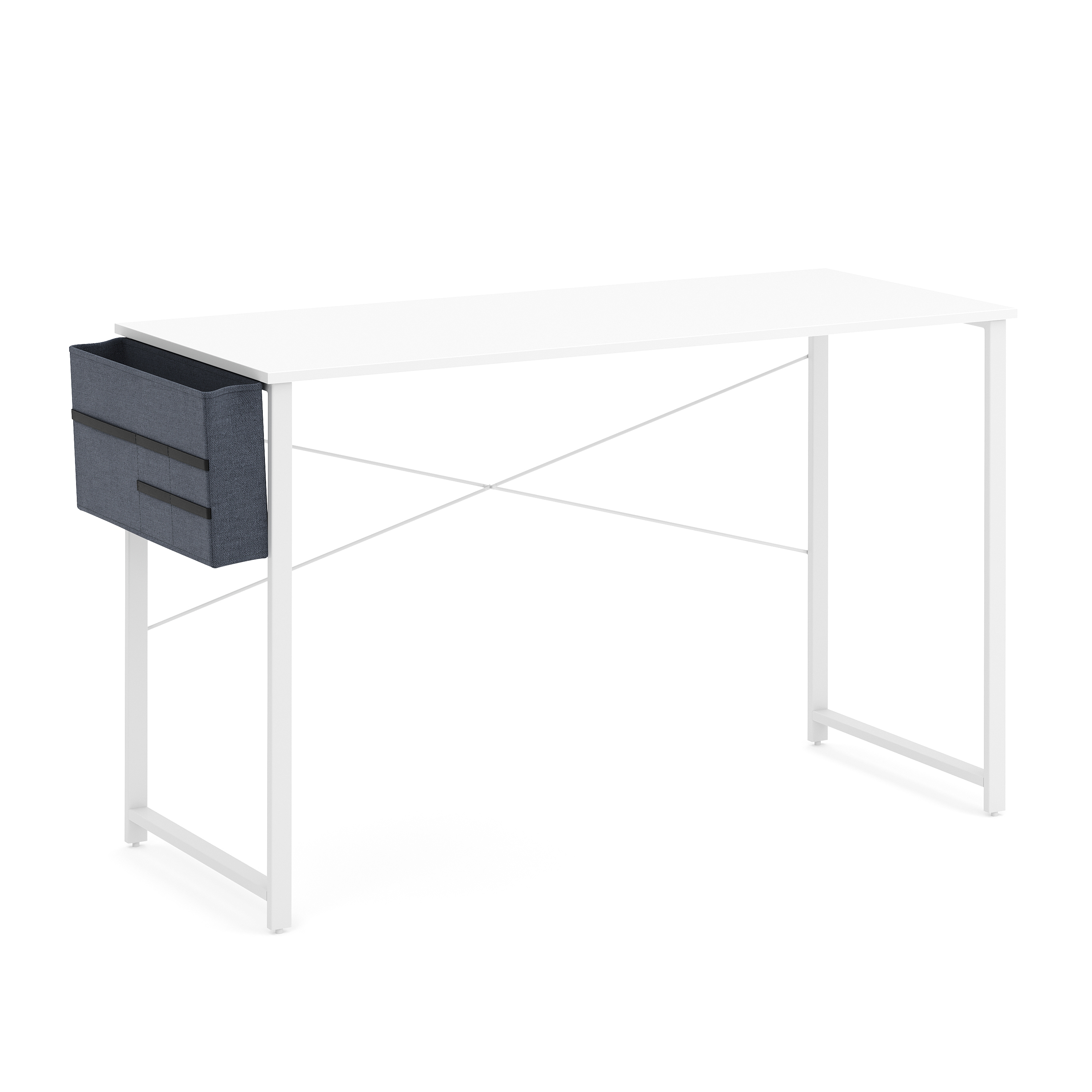 Schreibtisch FENIX mit Organizer 120 x 50 x 74 cm weiss