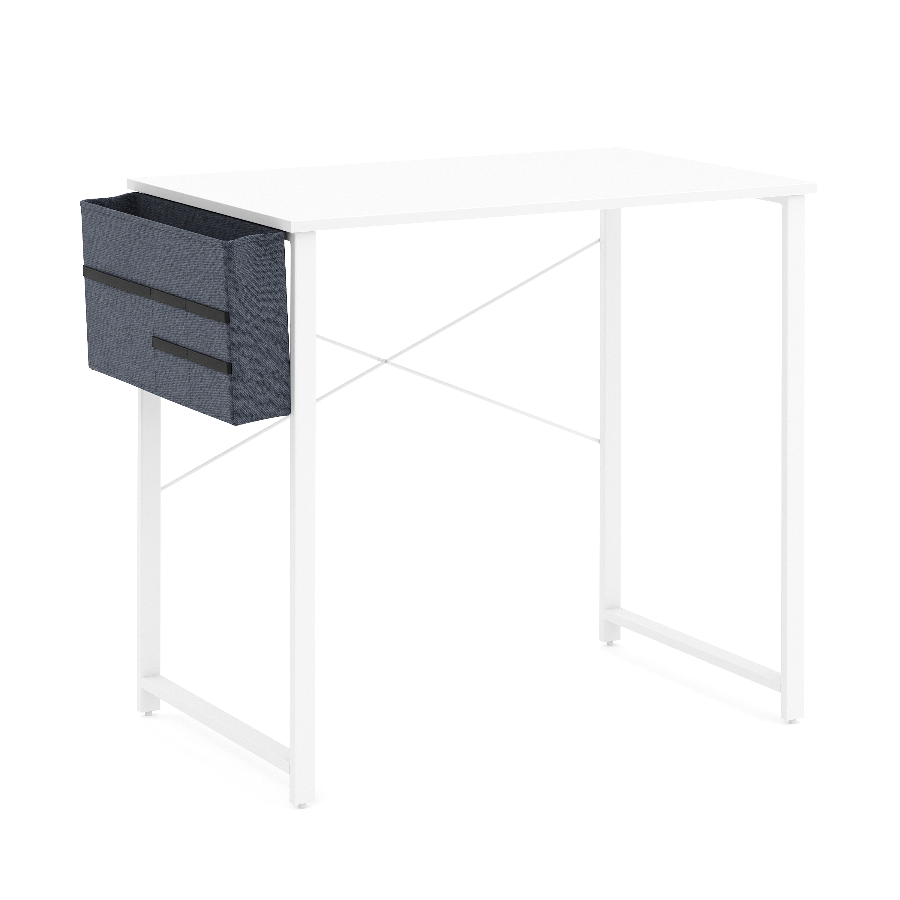 Schreibtisch FENIX mit Organizer 80 x 50 x 74 cm weiss