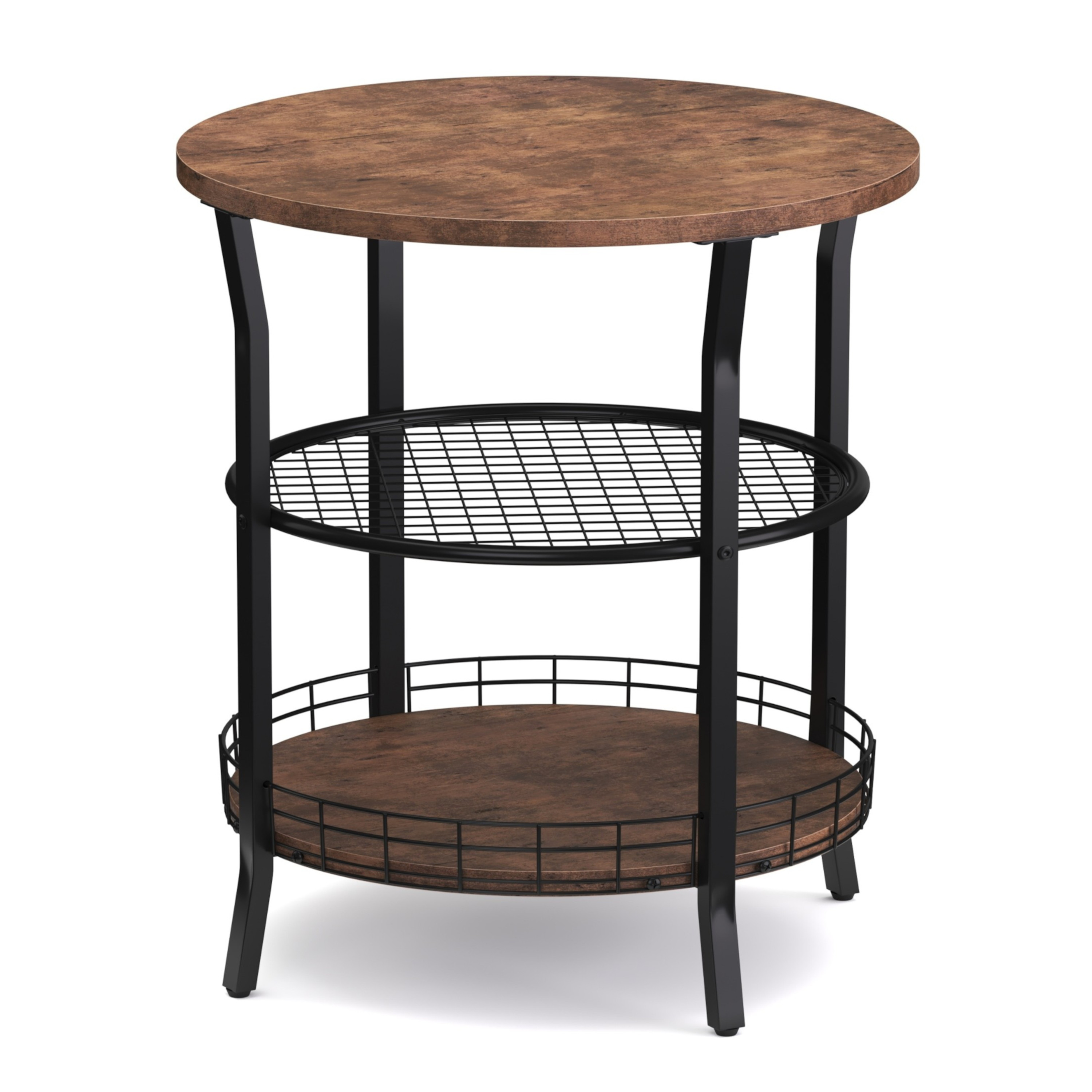 Beistelltisch Vintage BONITA rund 48 x 63 cm