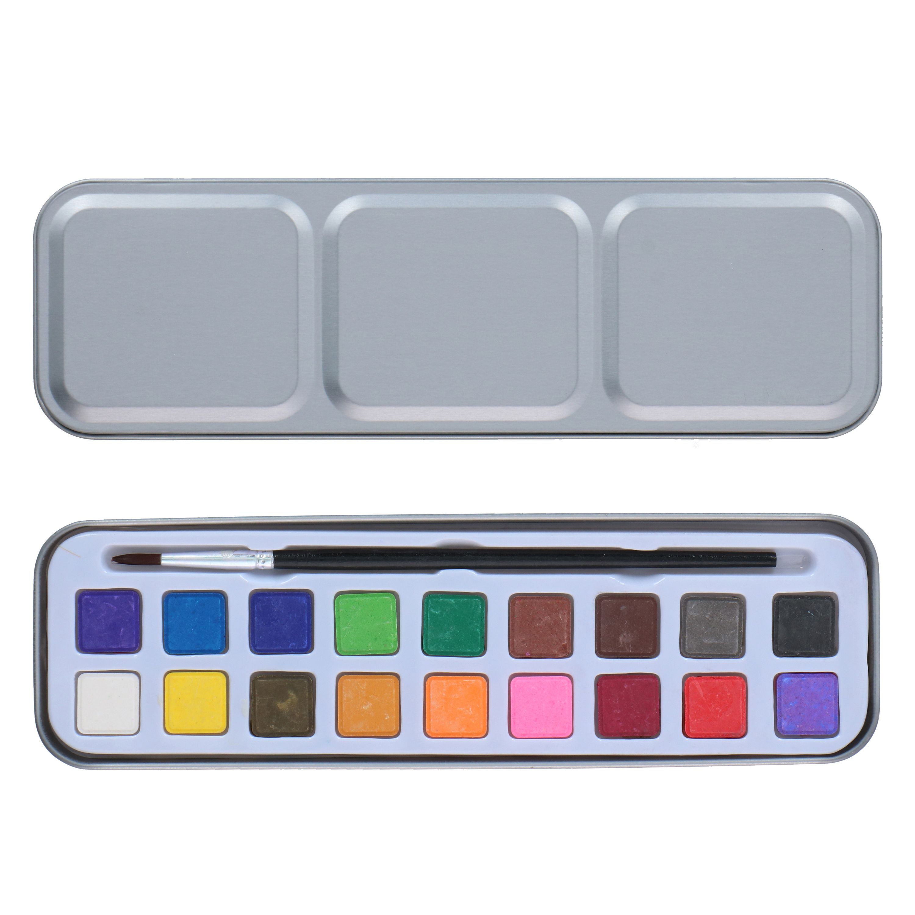 Wasserfarben Malkasten 18 Farben