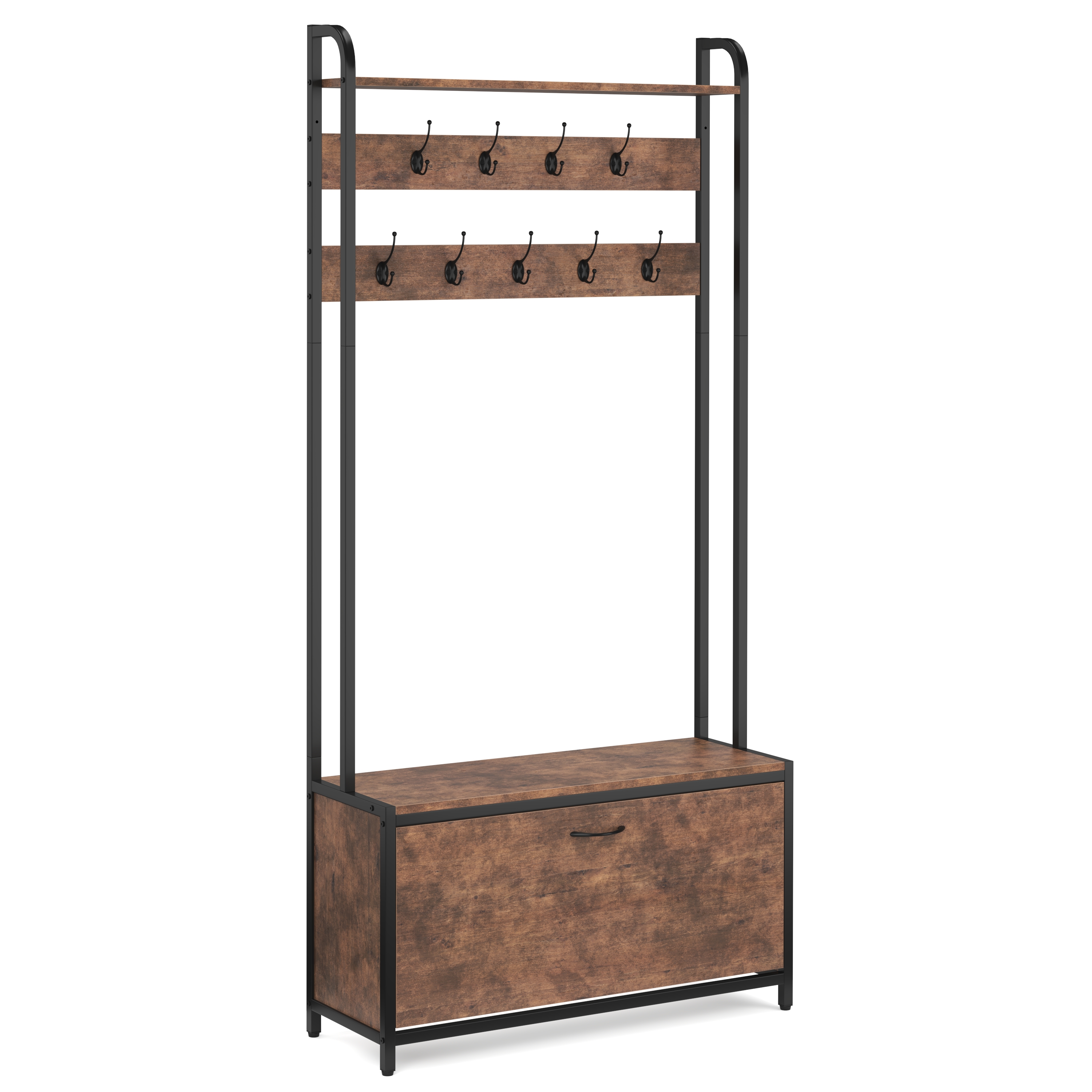 Garderobe Schuhschrank Vintage BONITA 85 x 180 cm