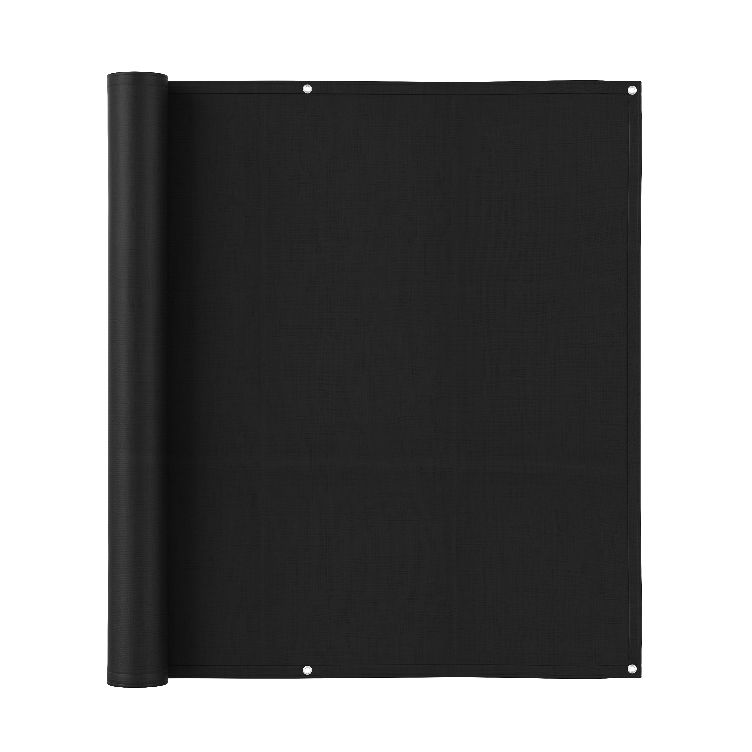 Balkonsichtschutz PE 600 x 75 cm anthrazit