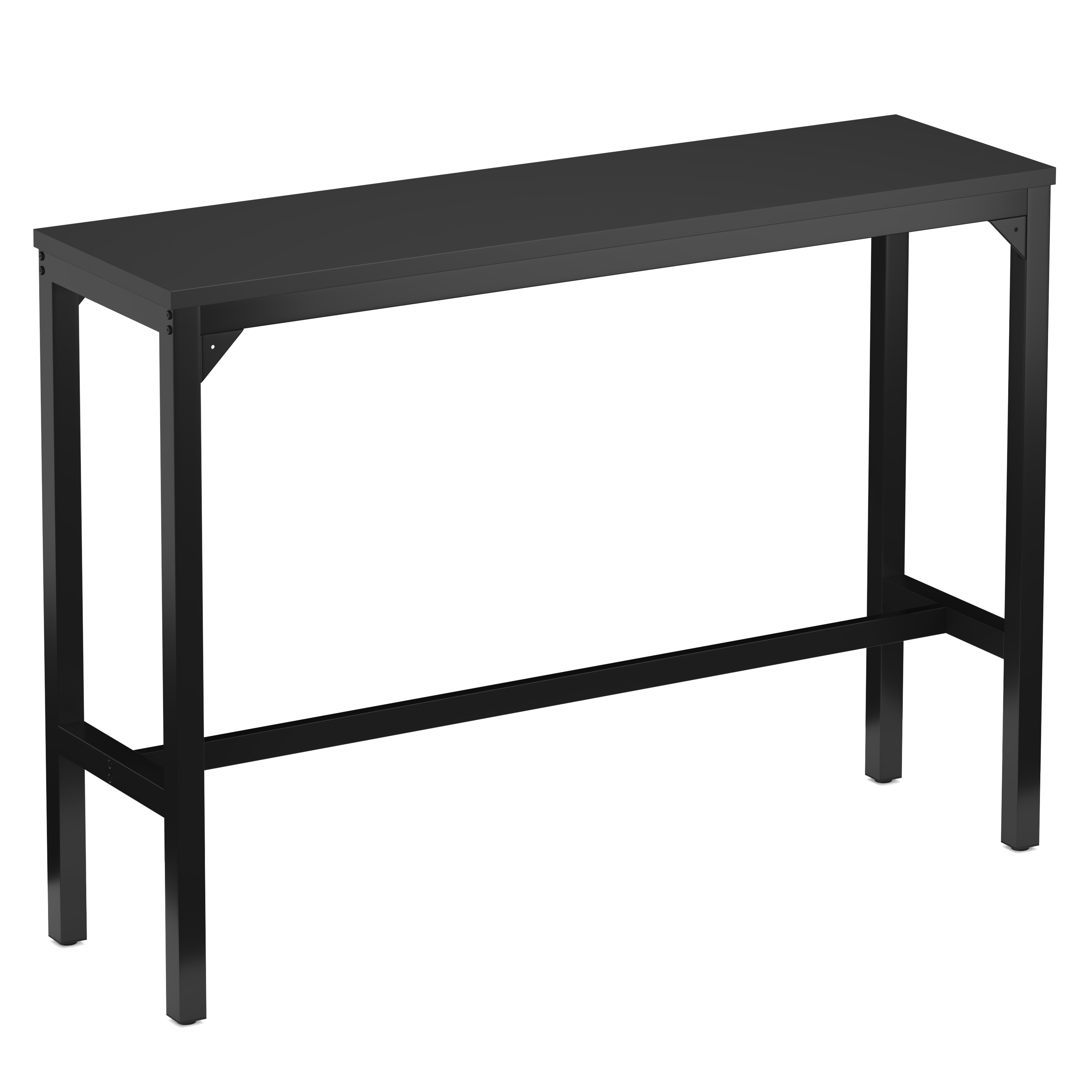 Bartisch PIETRO 140 x 40 x 100 cm schwarz