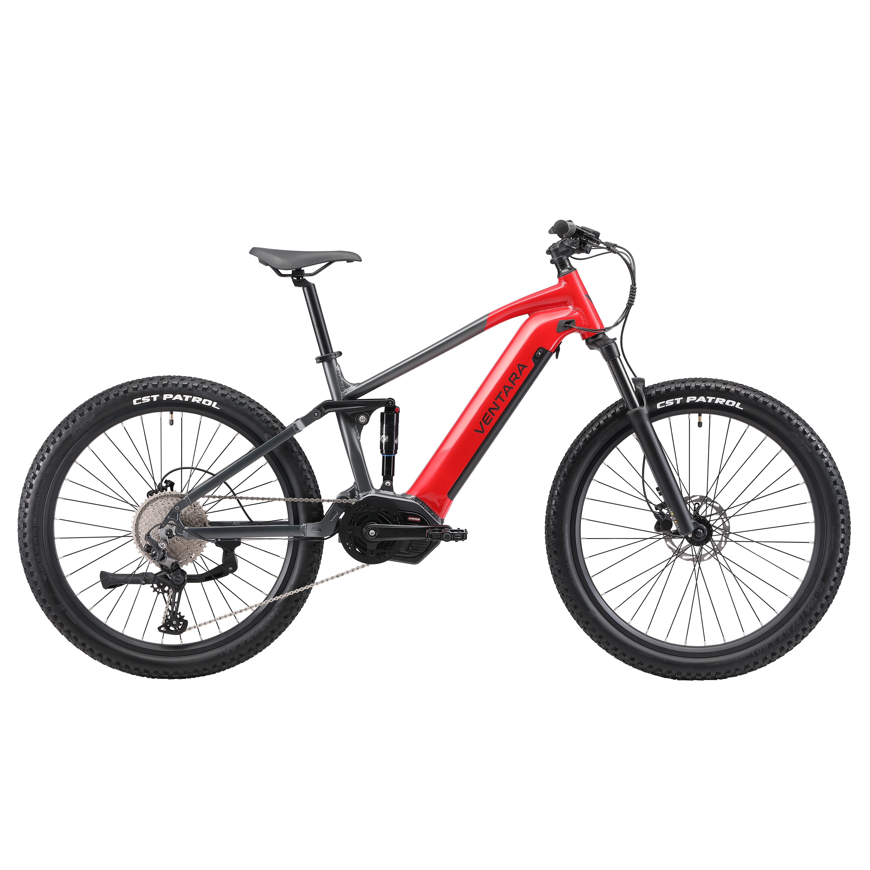 E-Bike Fully Mountainbike 27.5" ROCA S/M rot