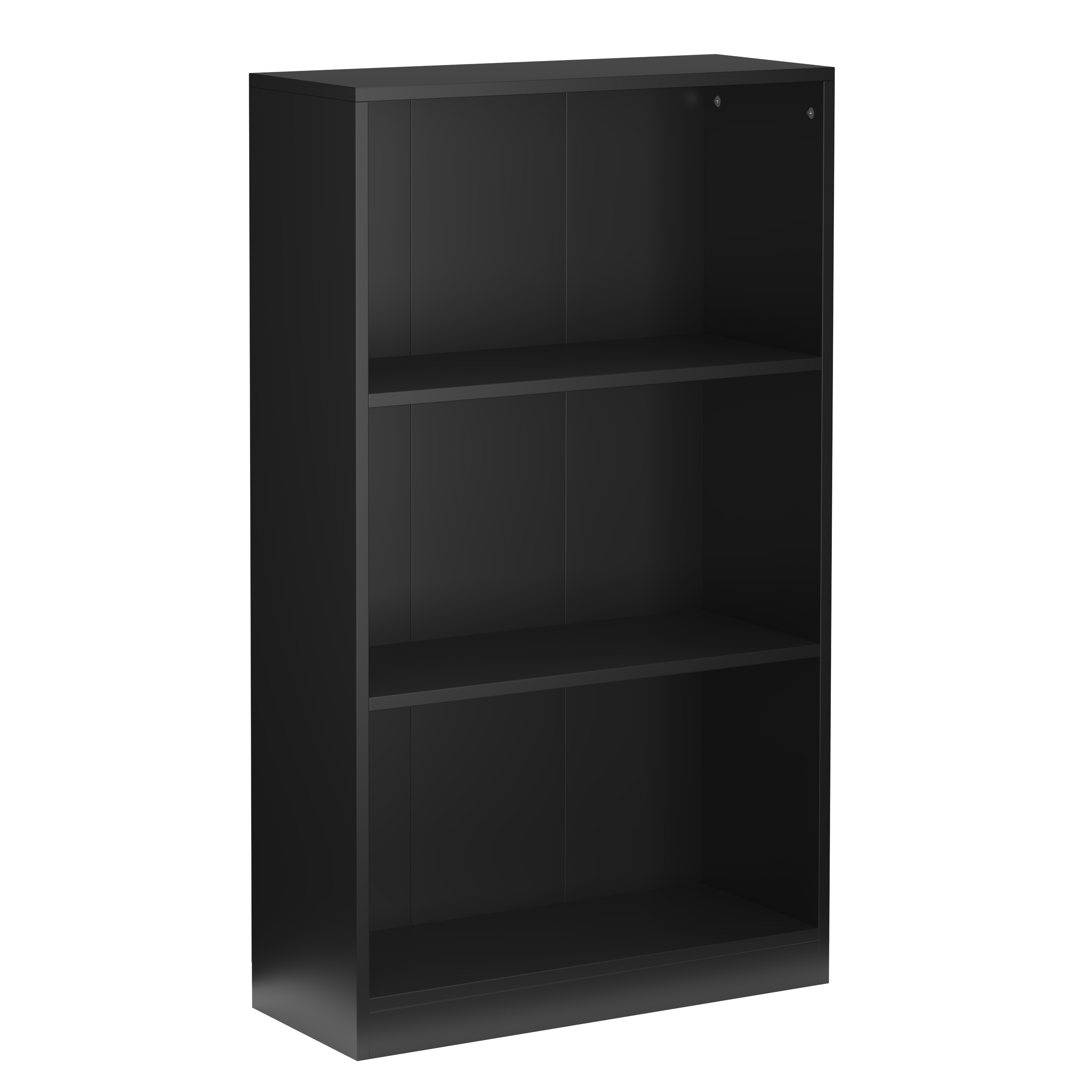 Bücherregal TAINARA 3 Fächer 60 x 103 cm schwarz