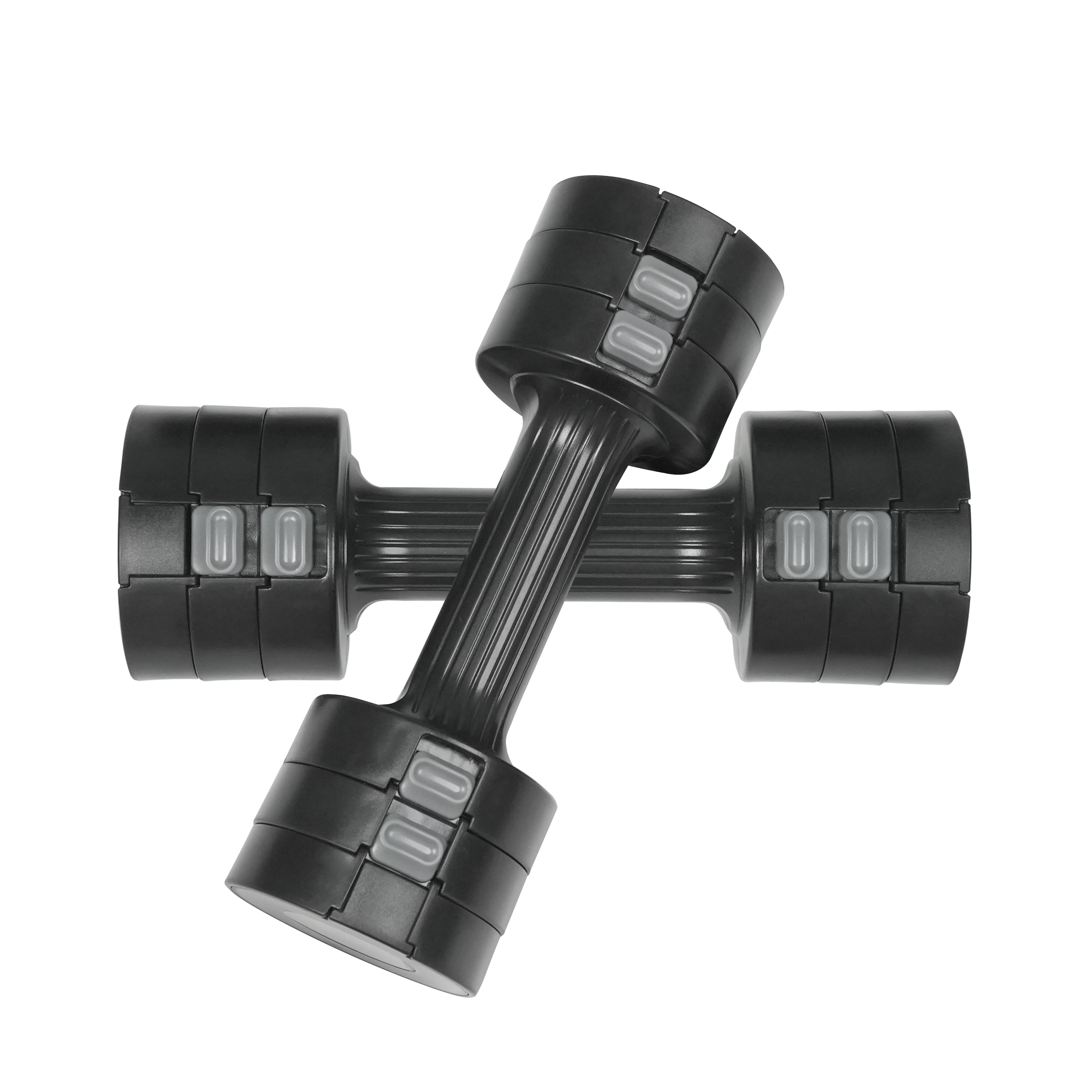 Kurzhantel verstellbar 2 x 1 - 2.5 kg schwarz