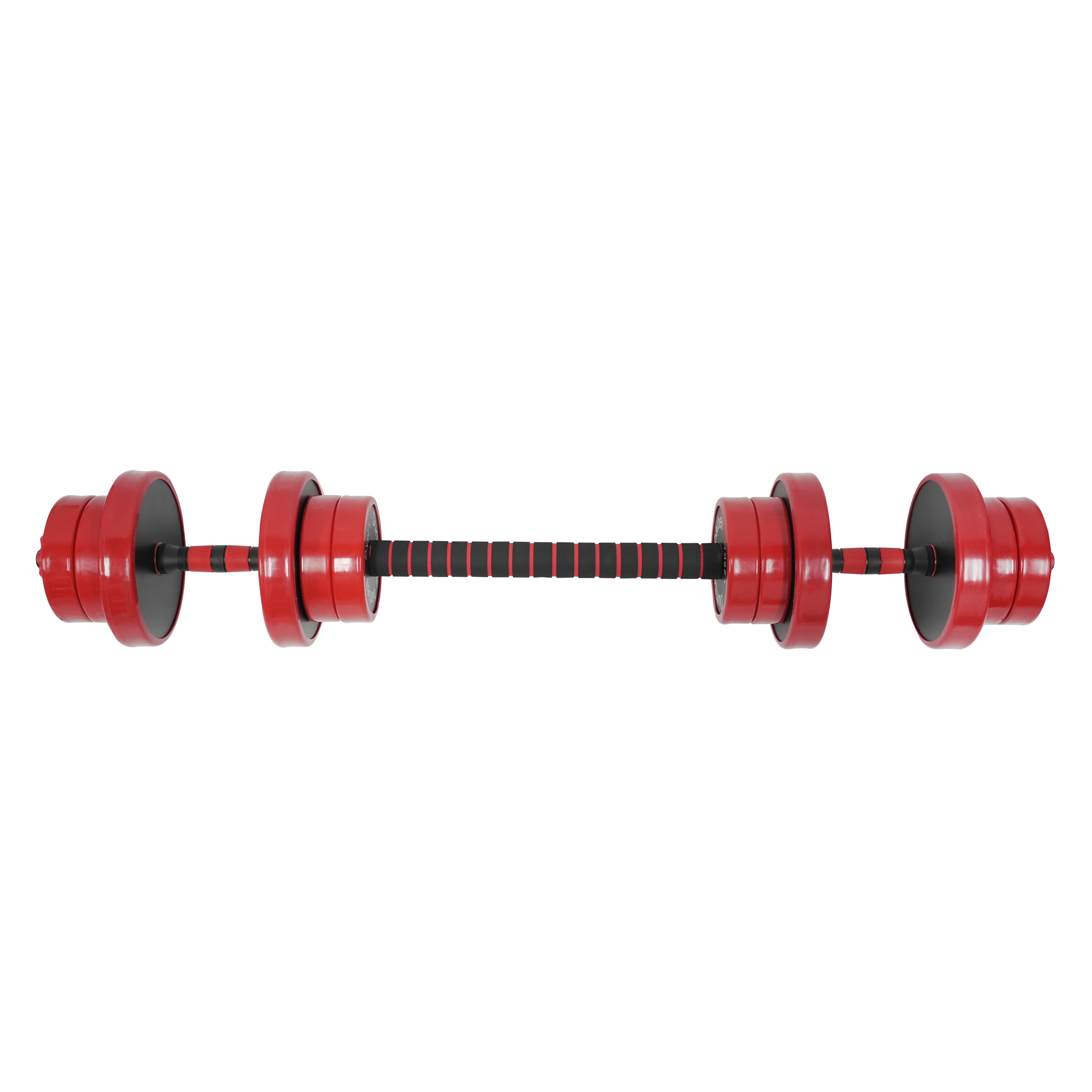 Kurzhantel Langhantel Set rot 20 kg
