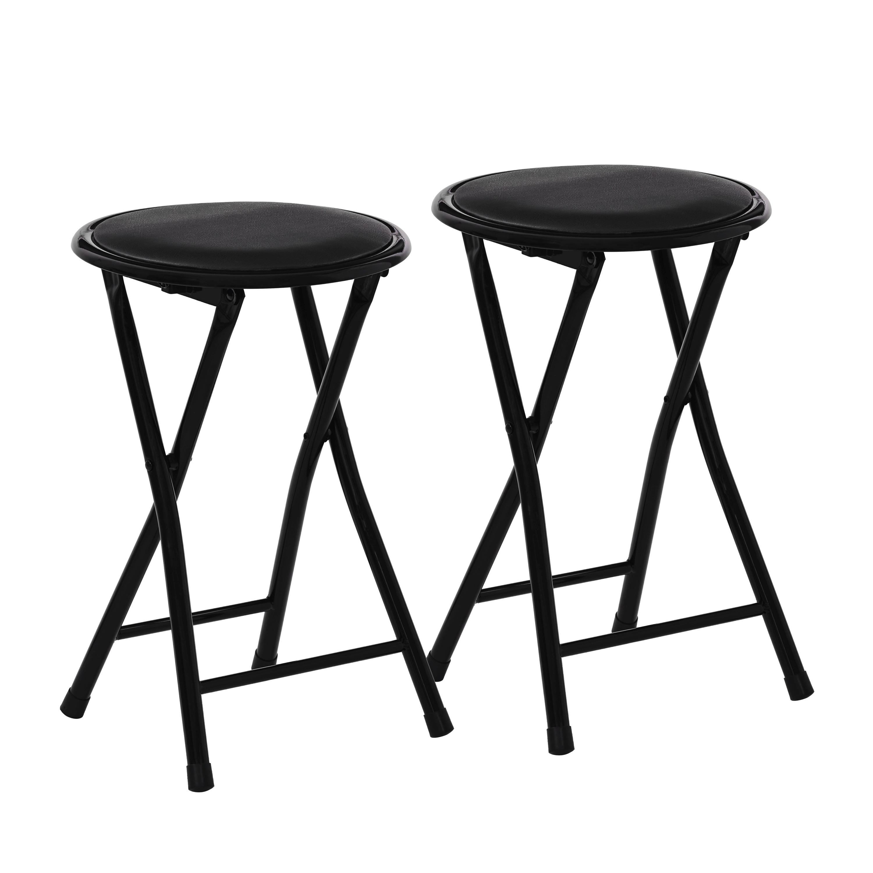 Klapphocker HENRY 2er Set schwarz