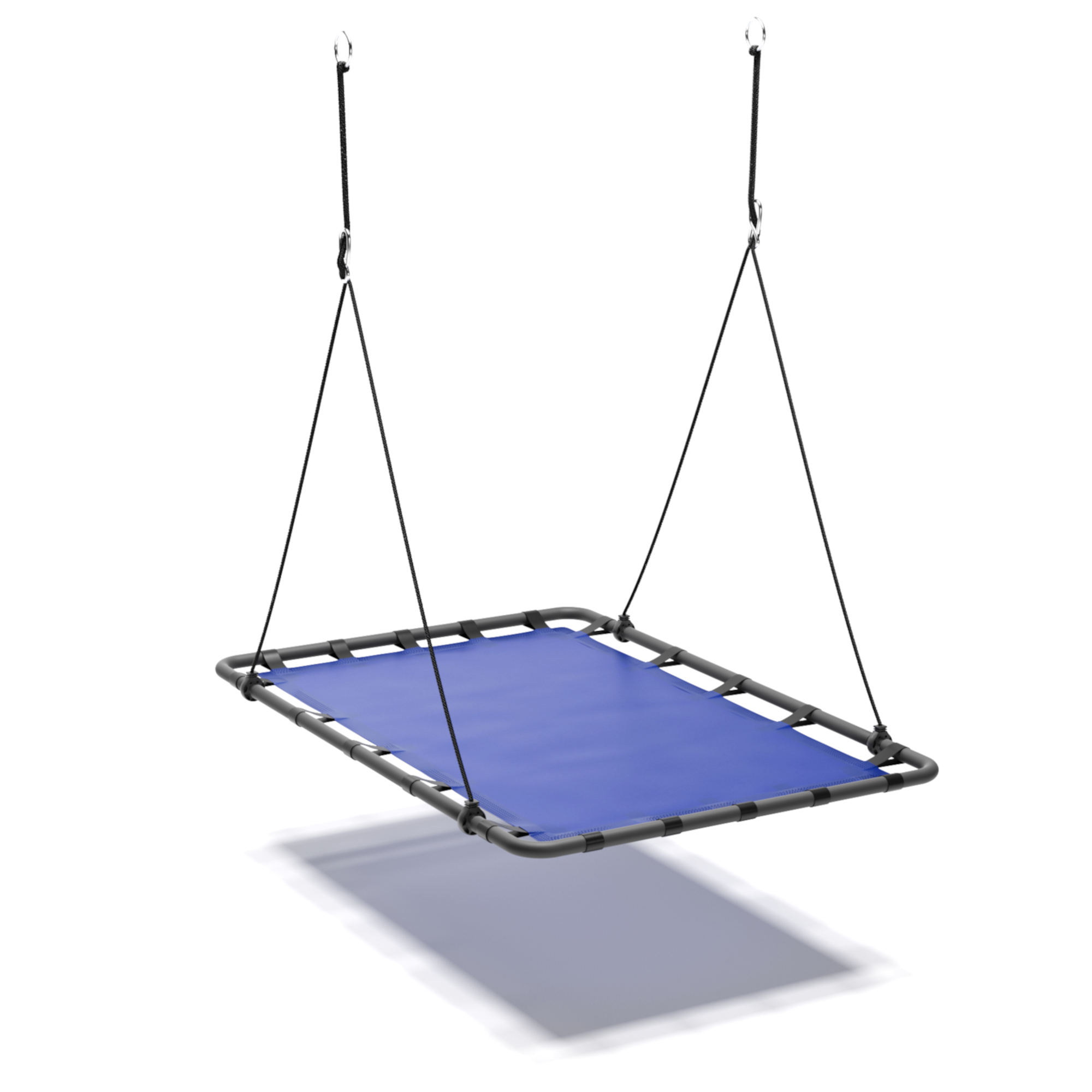 Nestschaukel 118 x 80 cm blau/schwarz