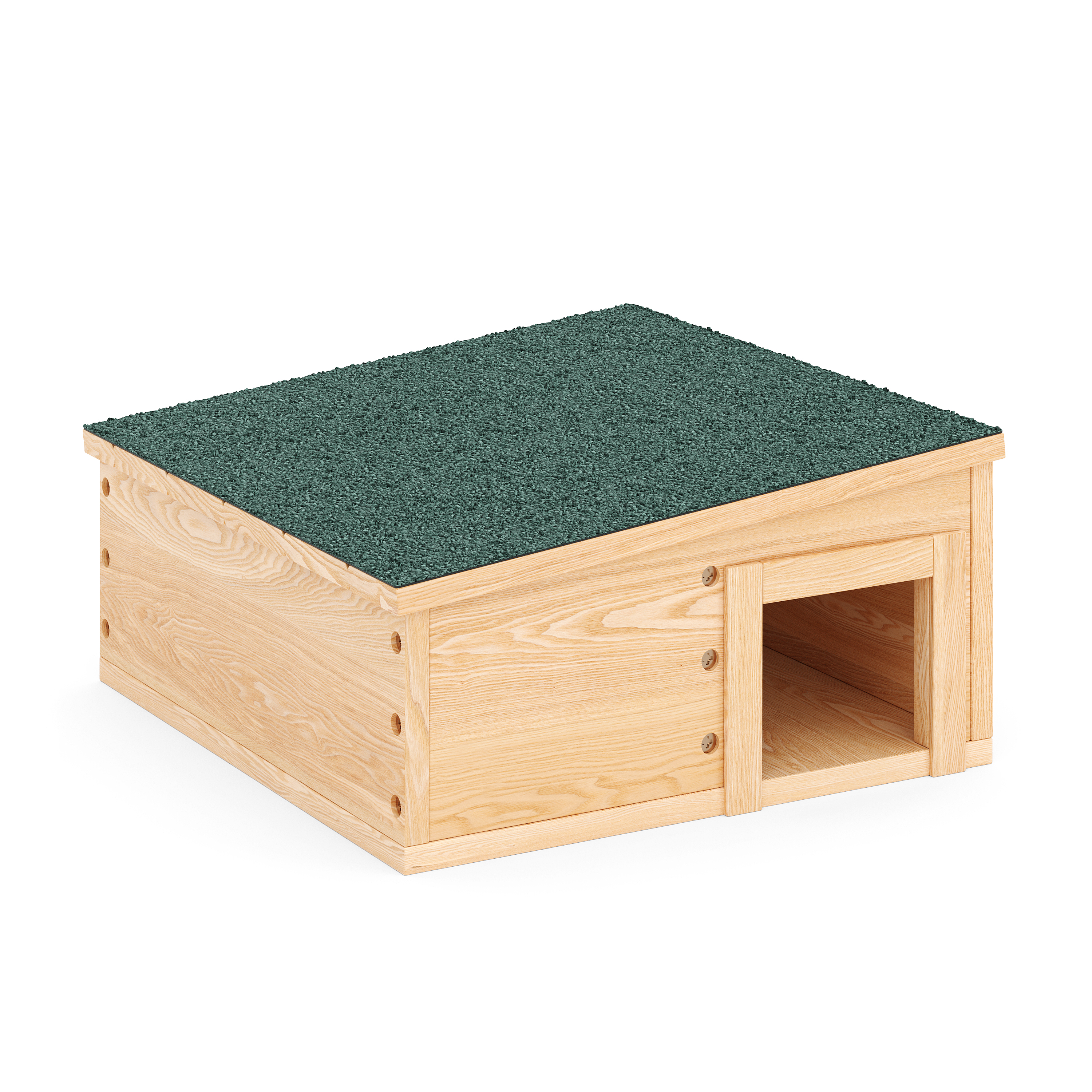 Igelhaus Holz 40 x 38 x 19 cm natur