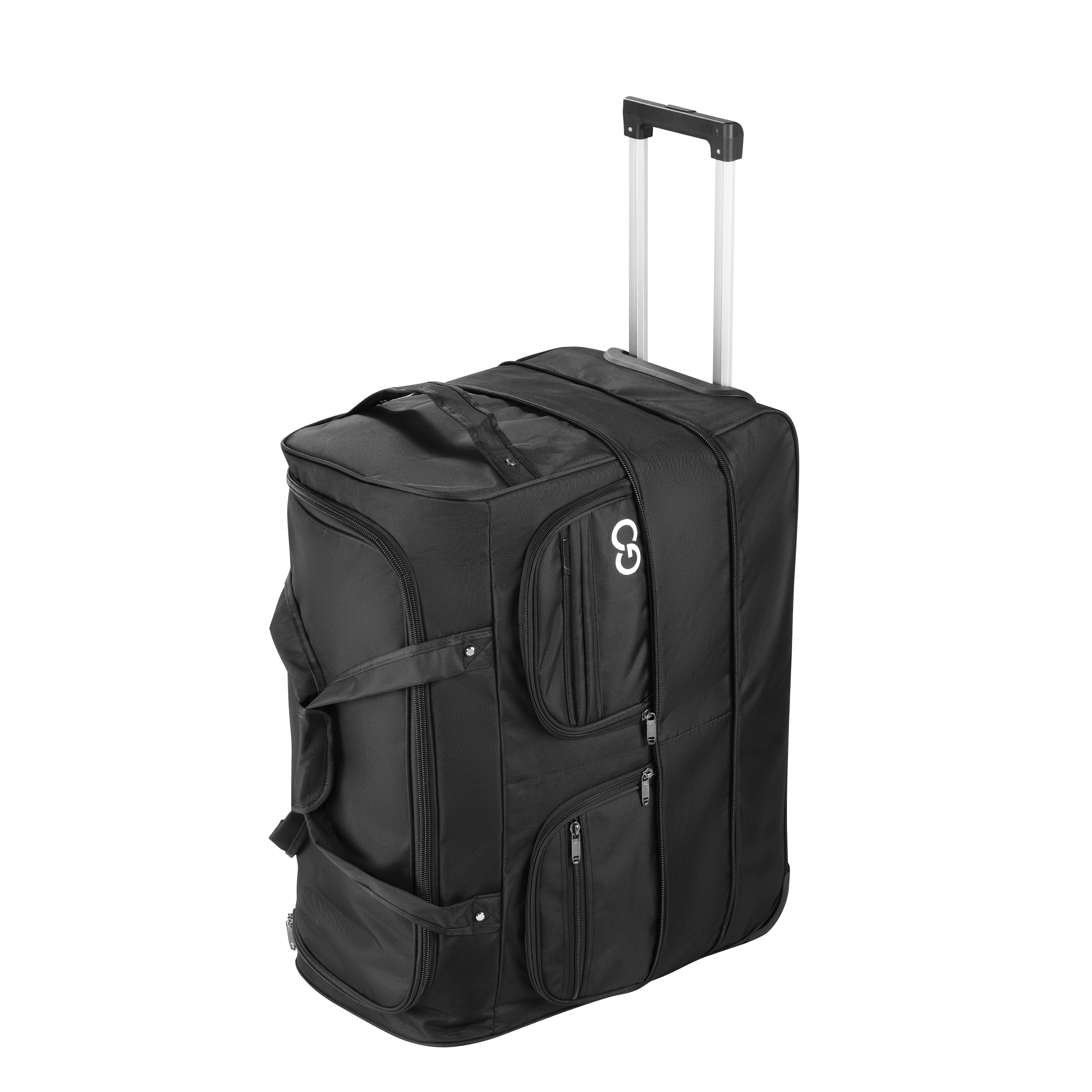 Reisetasche mit Rollen 96L schwarz
