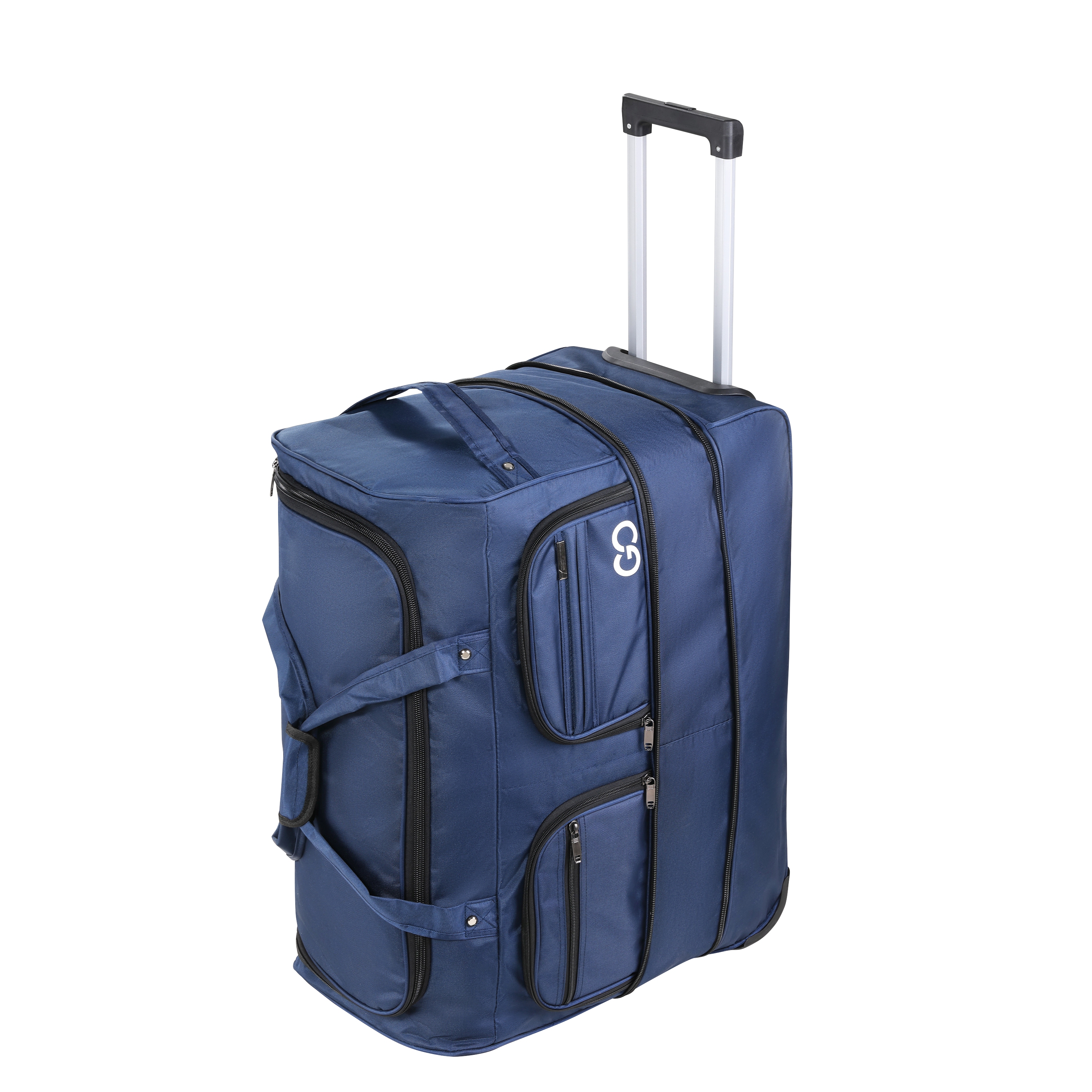 Reisetasche mit Rollen 96L blau