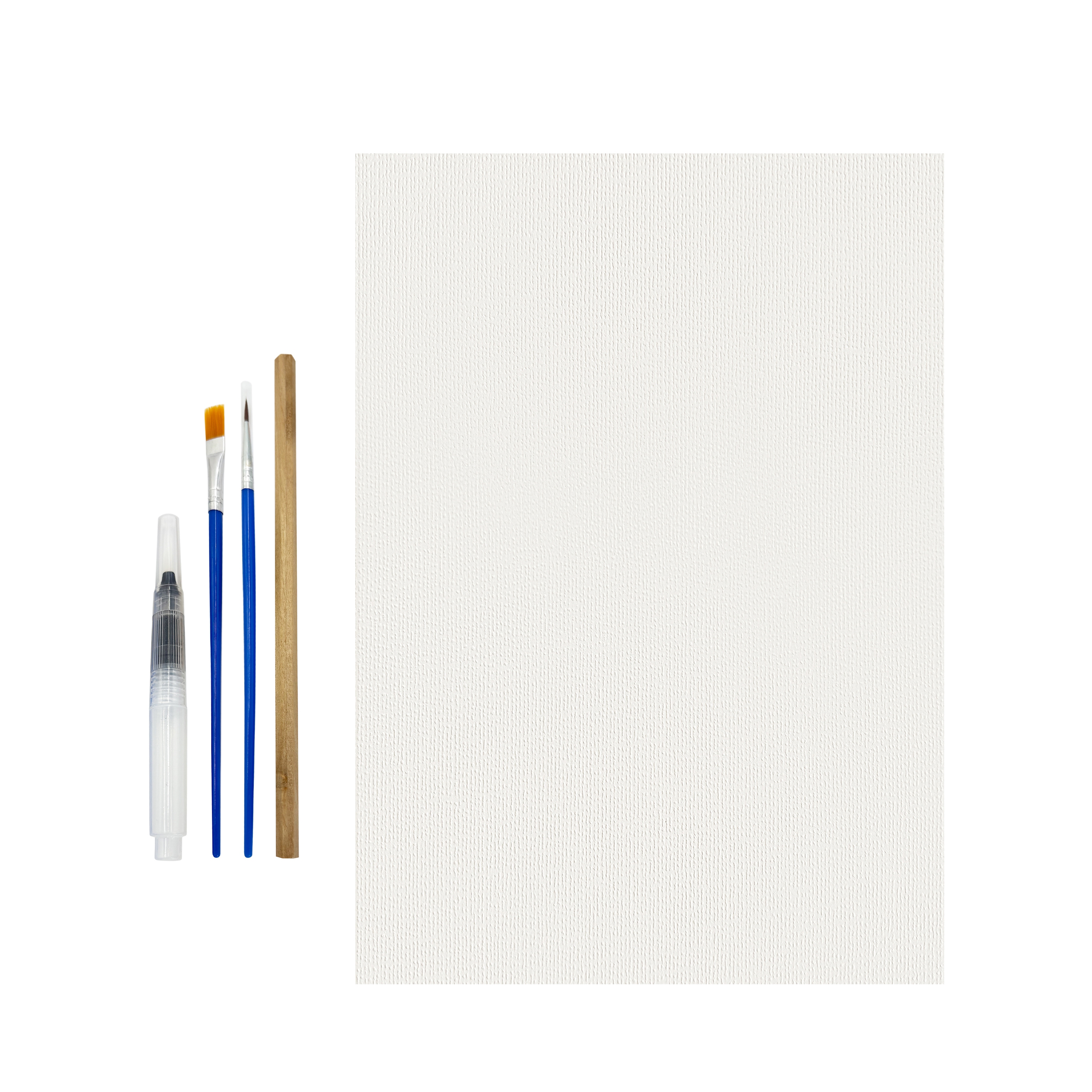 Aquarellpapier A4 30 Blatt mit 3 Pinsel und 1 Bleistift