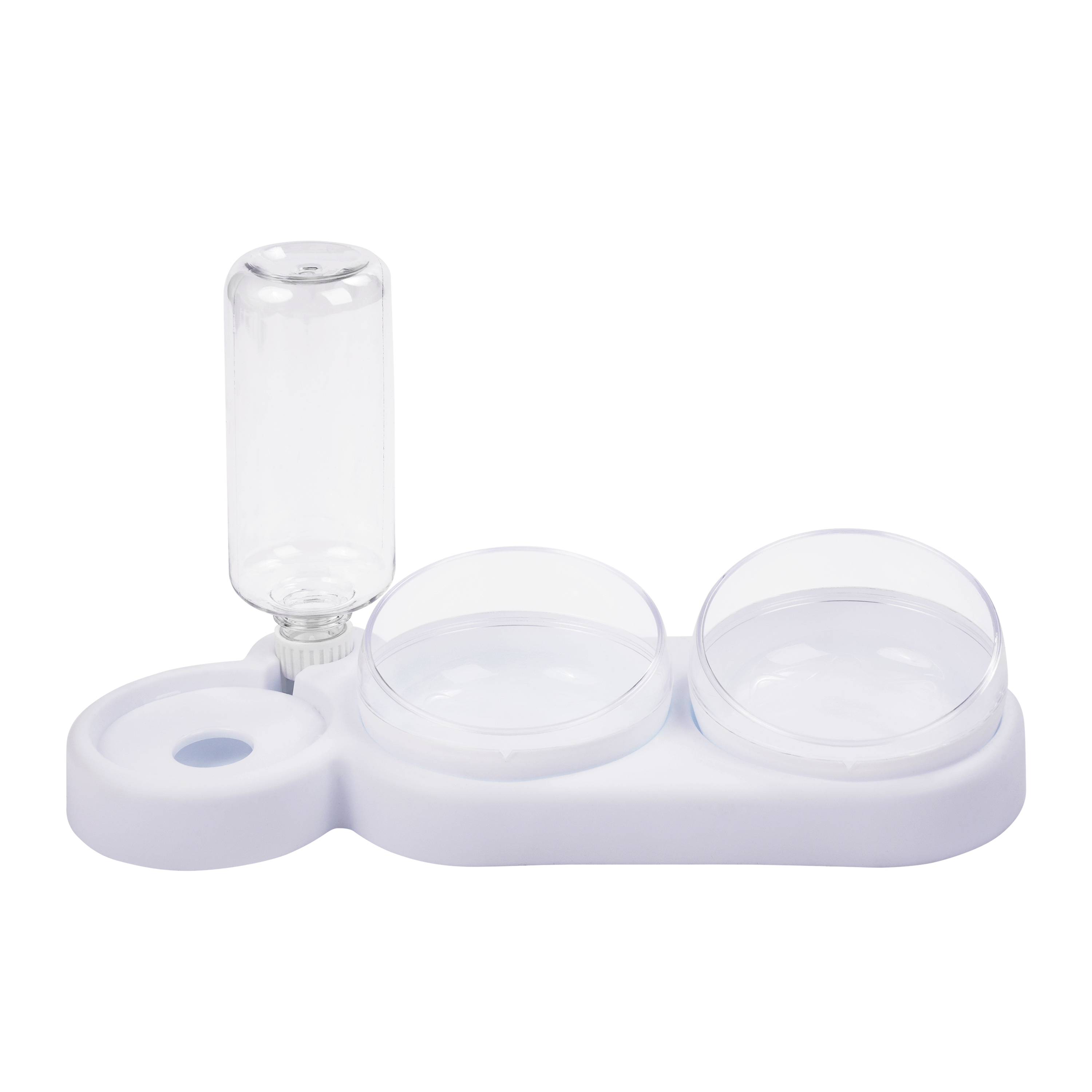 Fressnapf Set mit Wasserflasche 4-teilig weiss