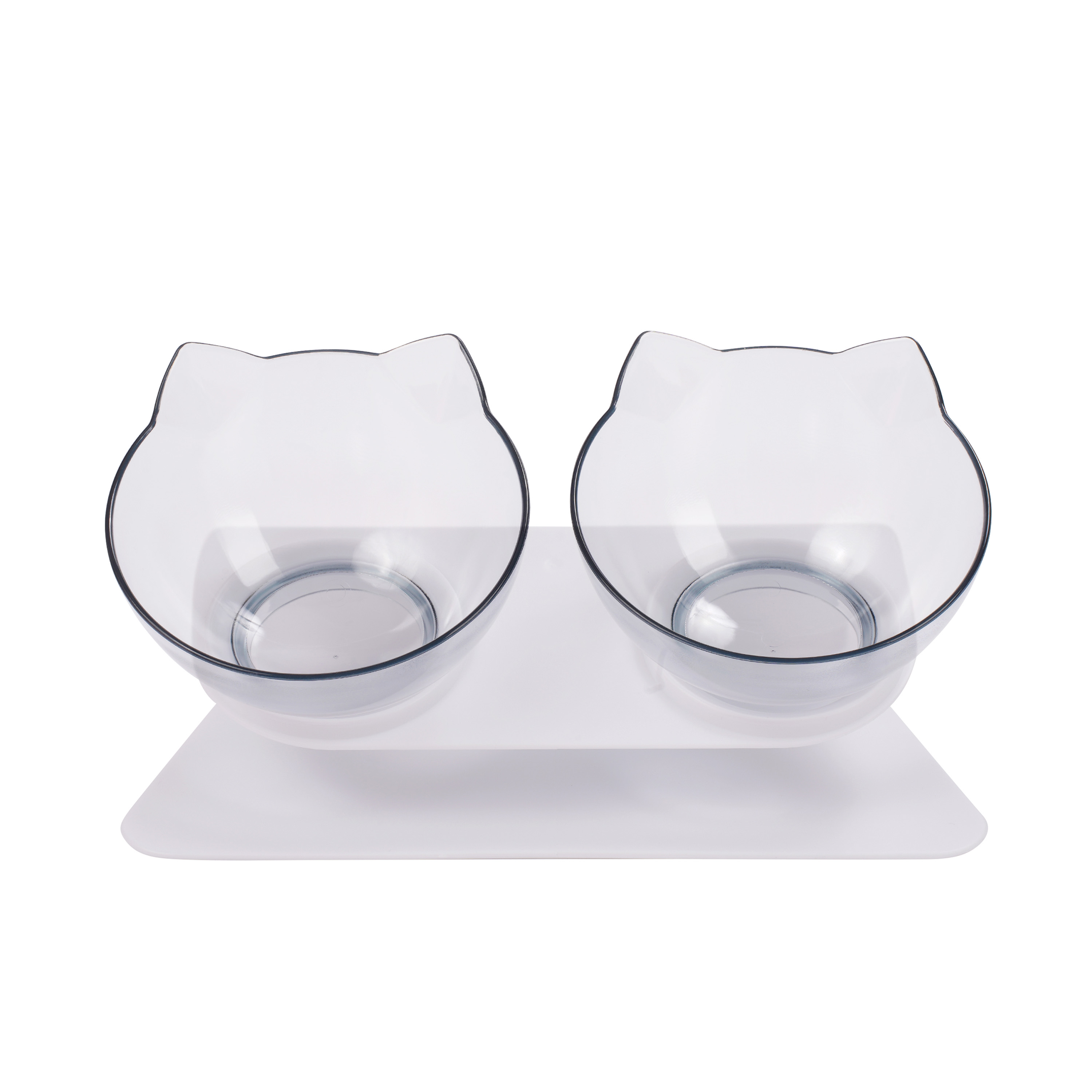 Fressnapf Set mit Neigung 300 ml 3-teilig weiss
