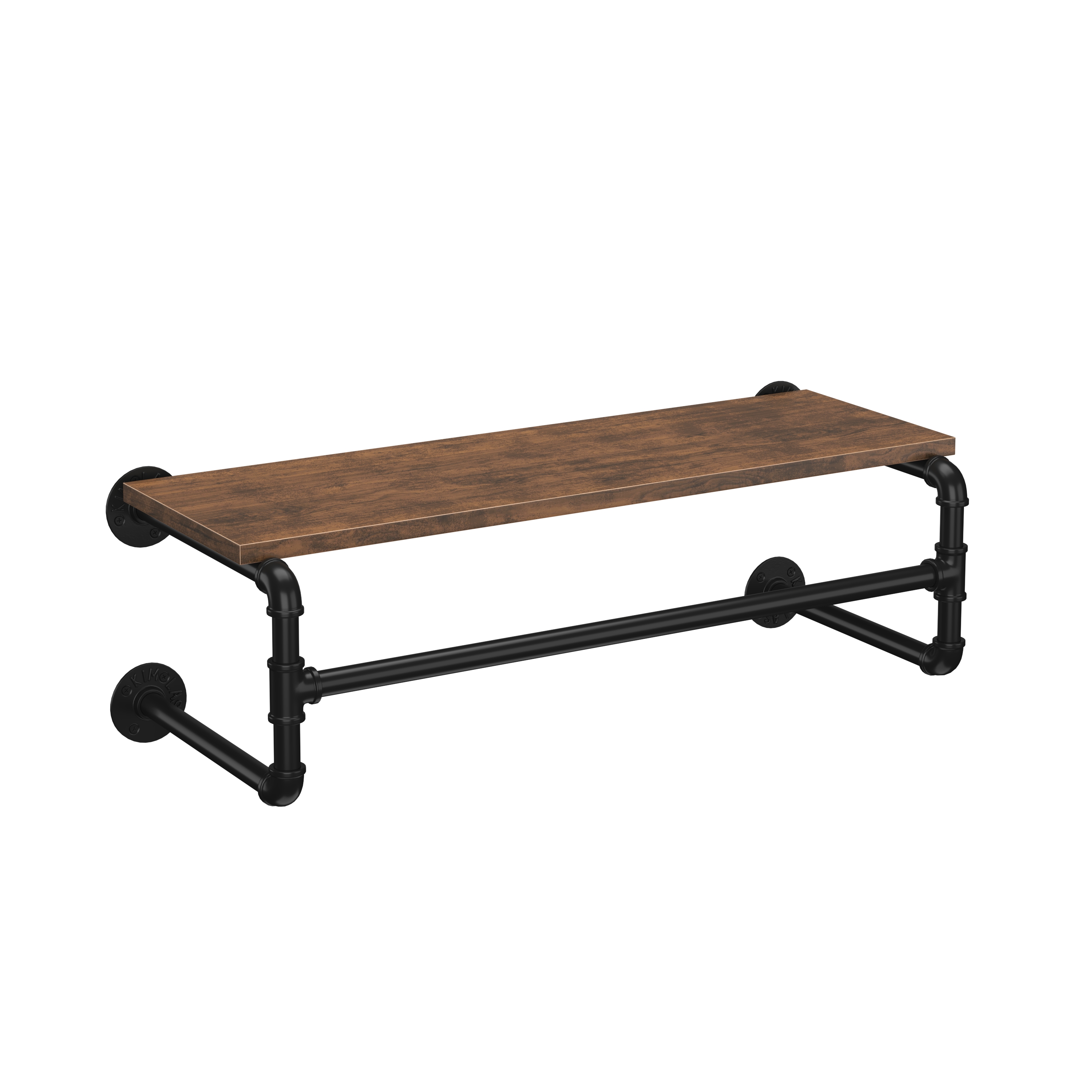 Wandgarderobe Industrial METROPOLITAN 70 x 25 cm
