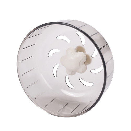 Hamsterrad 13 cm grau/transparent