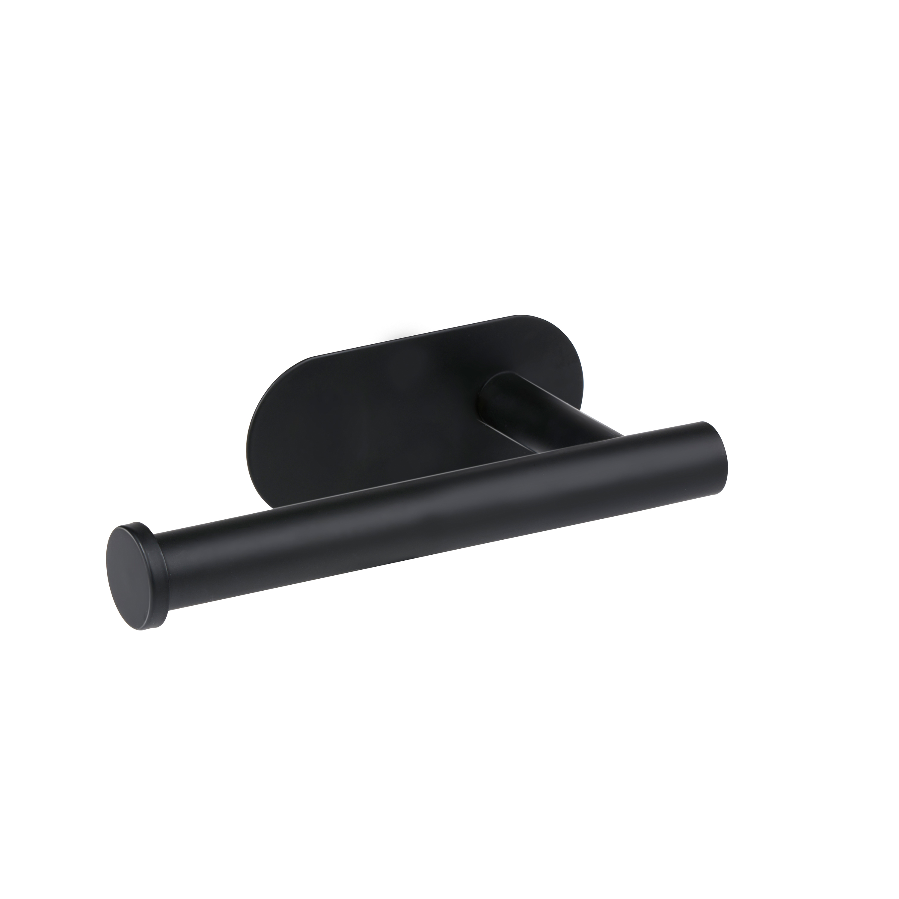 Toilettenpapierhalter zur Klebemontage 17 x 5 x 9 cm schwarz