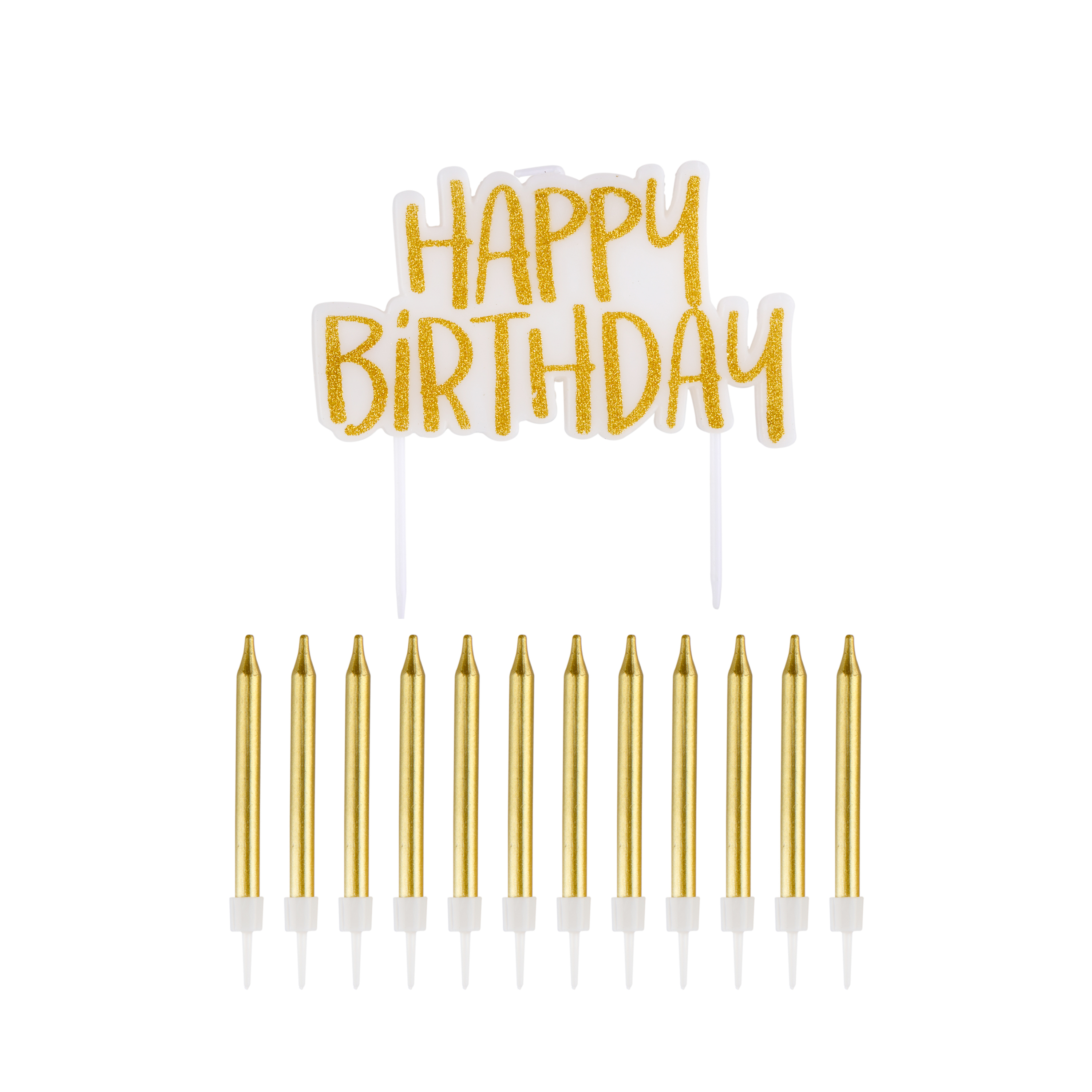 Kerzen Set HAPPY BIRTHDAY 13-teilig