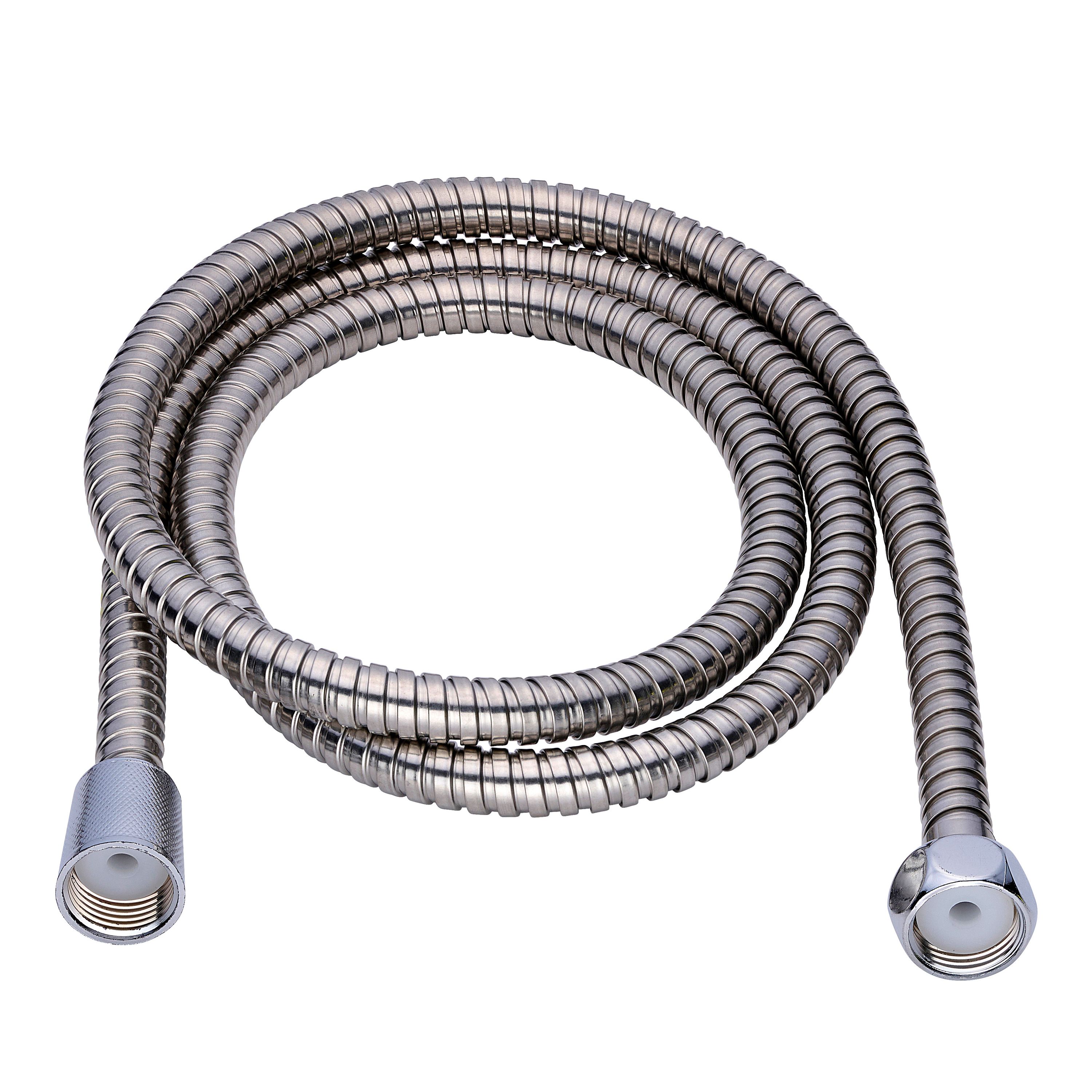 Duschschlauch Edelstahl 150 cm silber