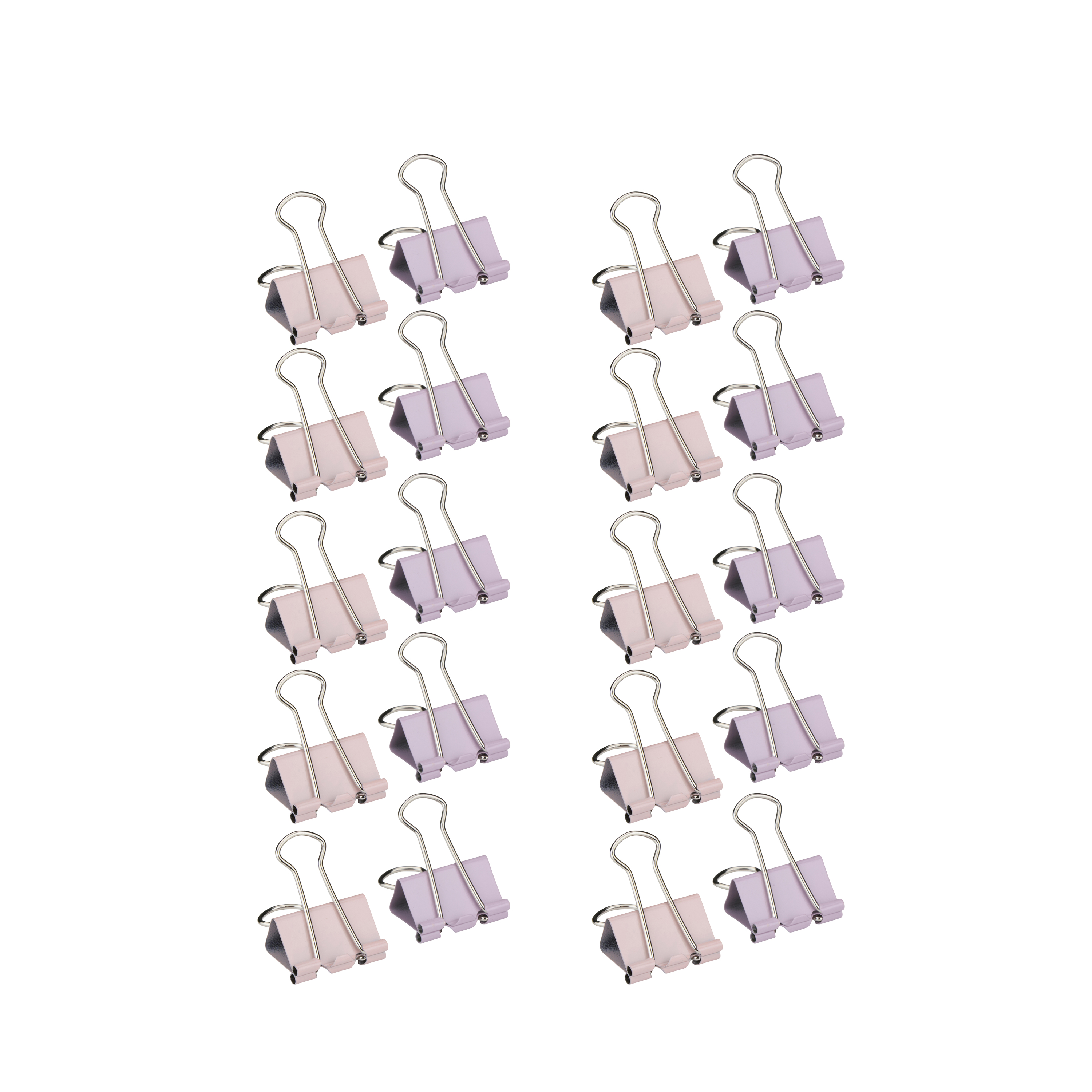 Büroklammer Set Metall 1.9 cm 20-teilig bunt