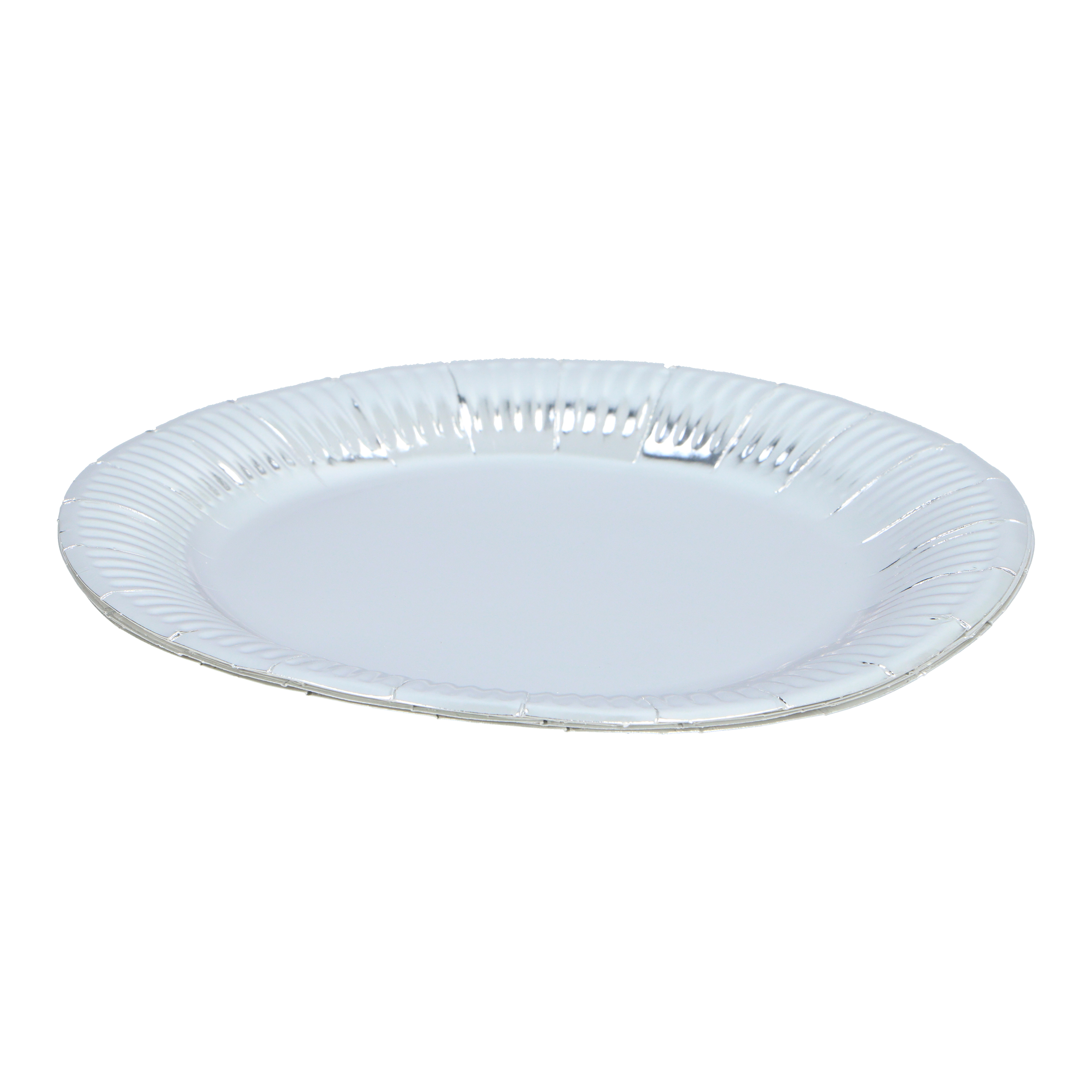 Einwegteller Metallic 23 cm 6er Set