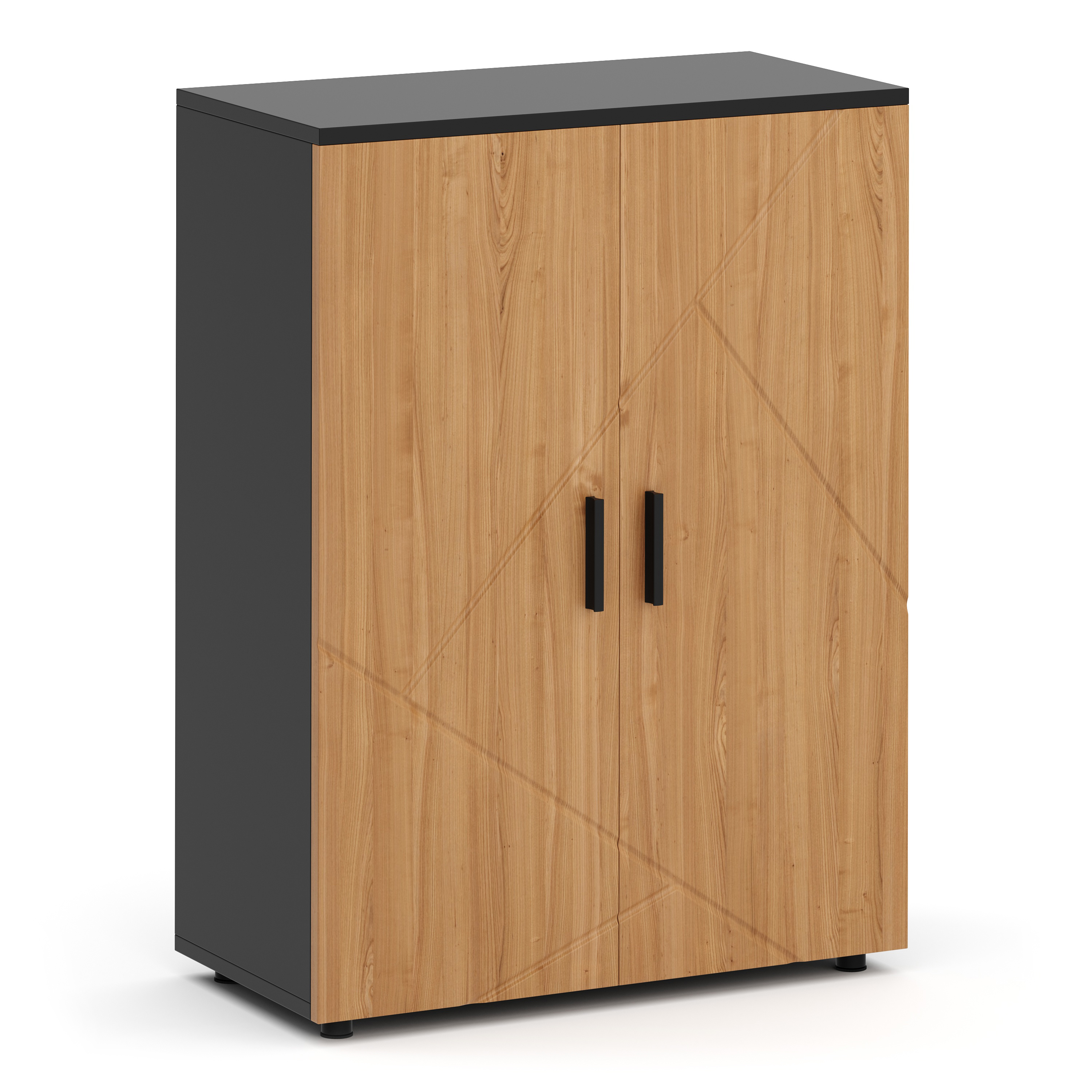 Badezimmerschrank AQUALIA 60 x 30 x 81 cm braun/schwarz