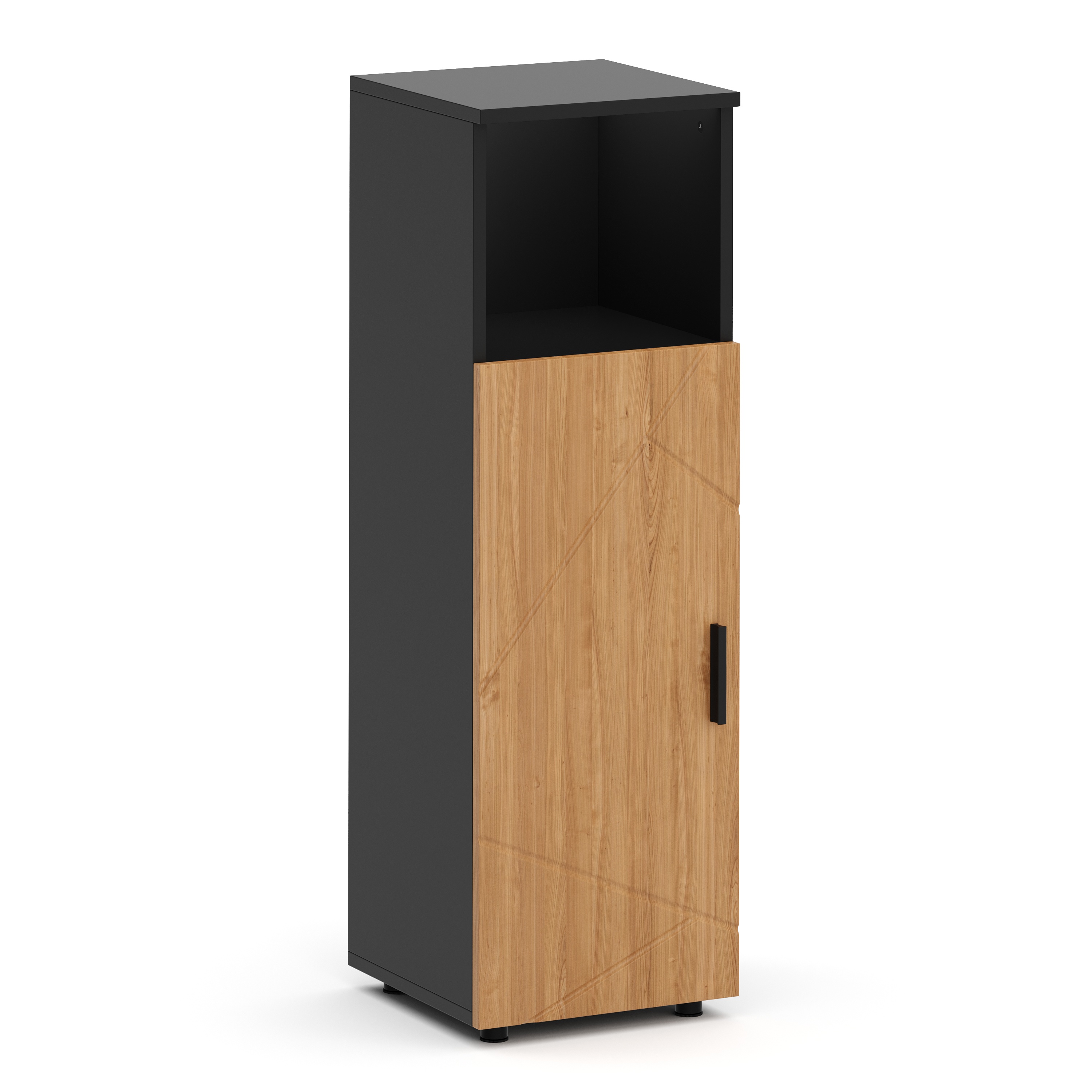 Badezimmerschrank AQUALIA 30 x 30 x 95 cm braun/schwarz