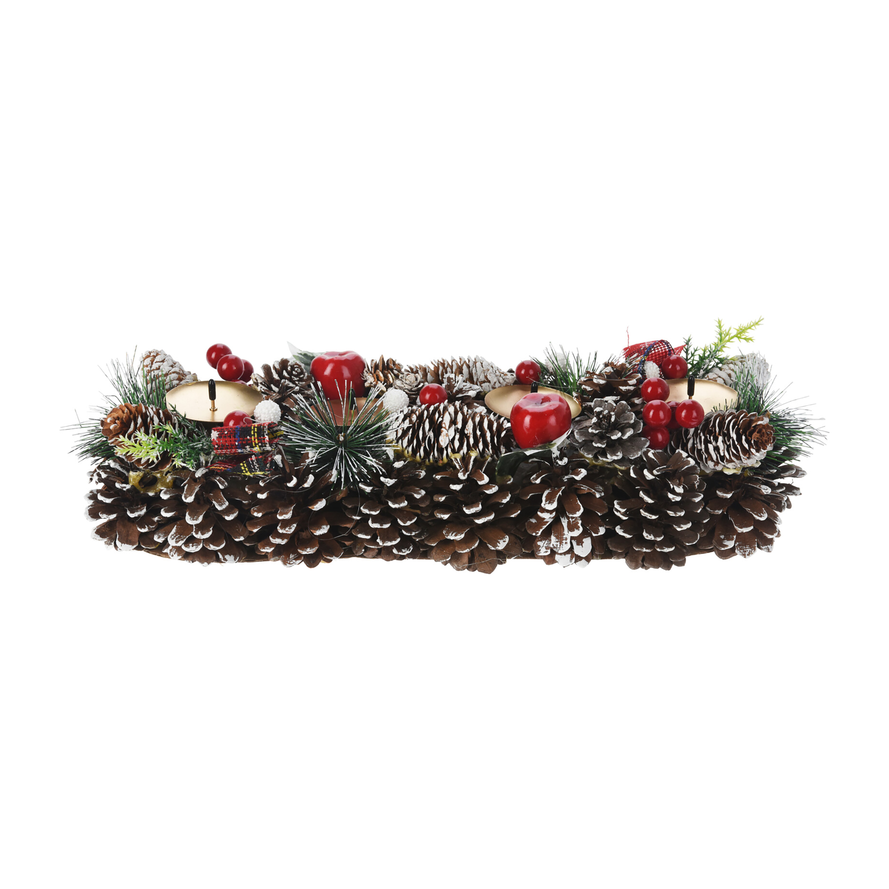 Adventskranz rechteckig 40 x 15 cm