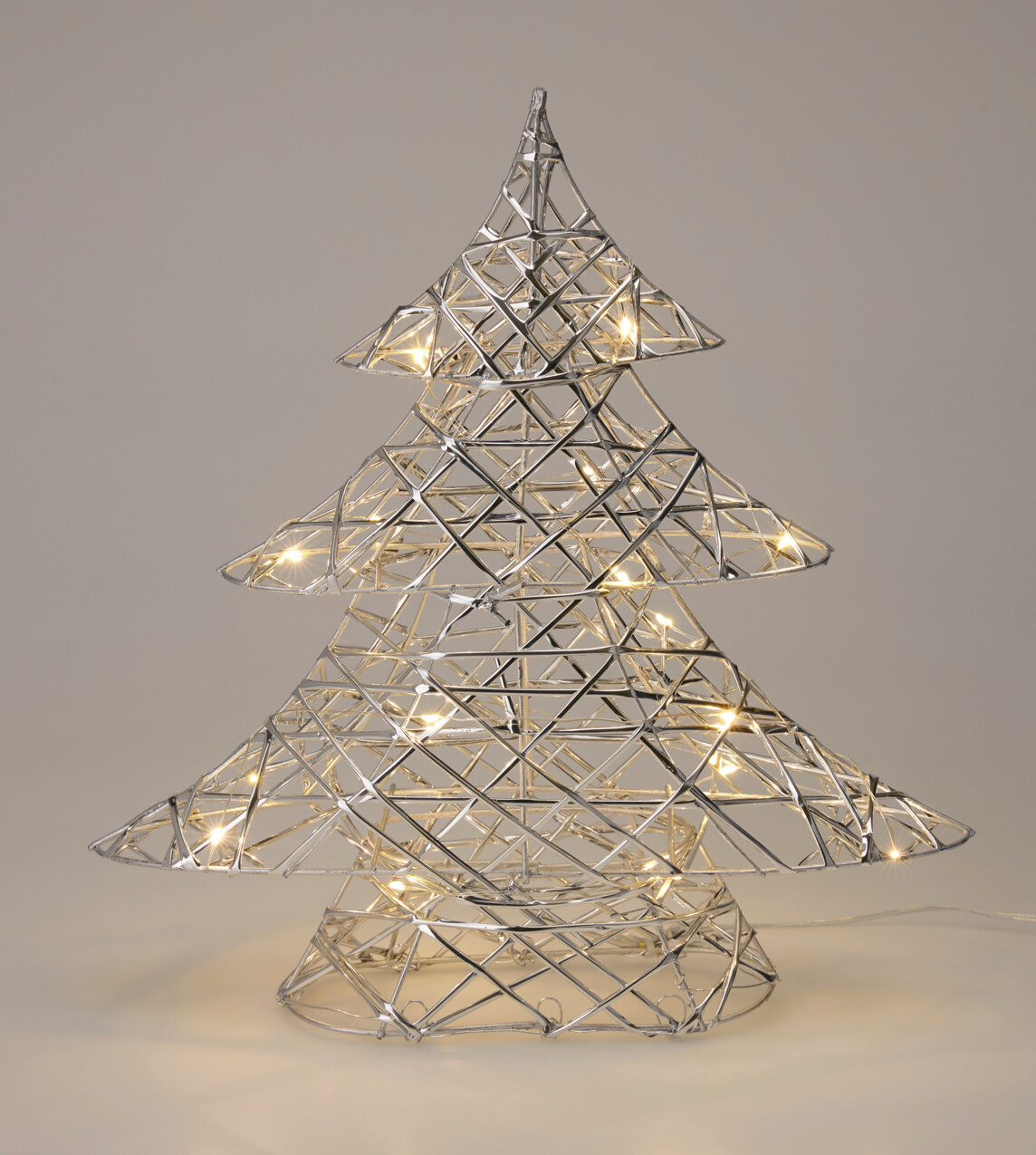 LED Weihnachtsbaum Eisen 30 cm warmweiss