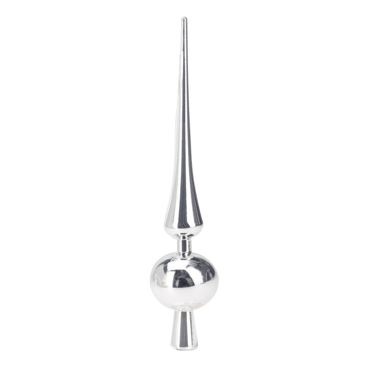 Christbaumspitze 30 cm silber