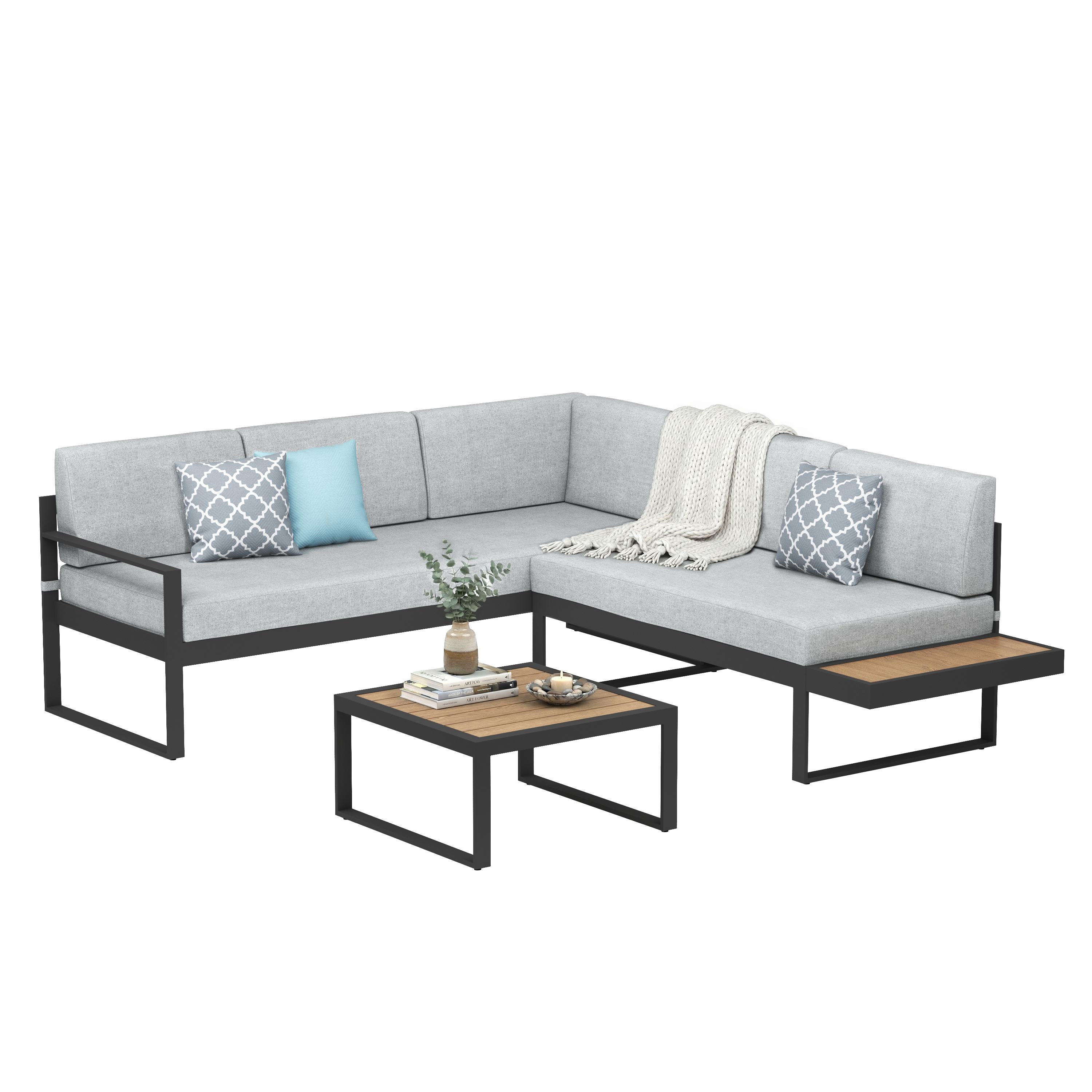 Lounge ALLEGRA hellgrau