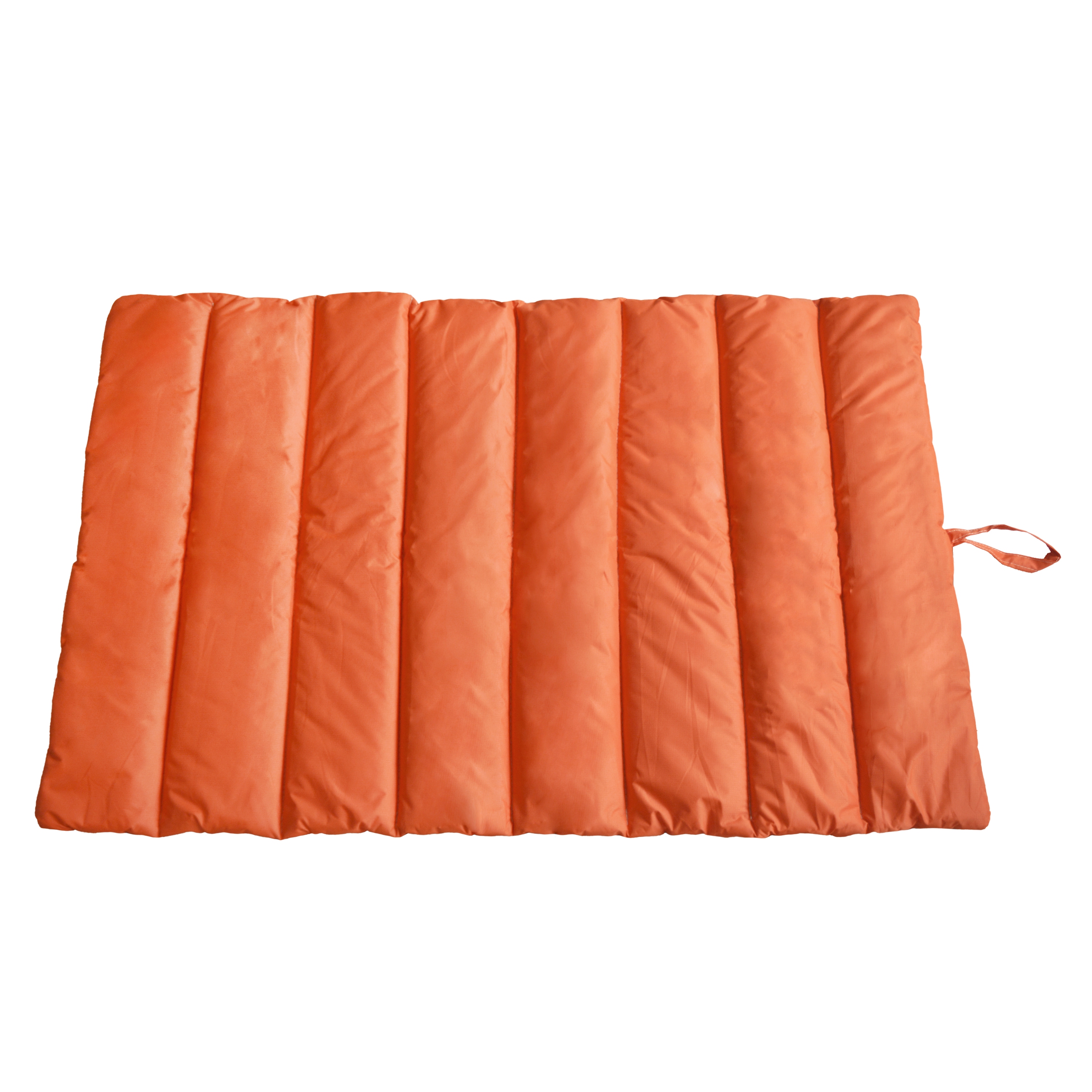 Hunde Campingmatte wasserdicht 110 x 68 cm orange/anthrazit
