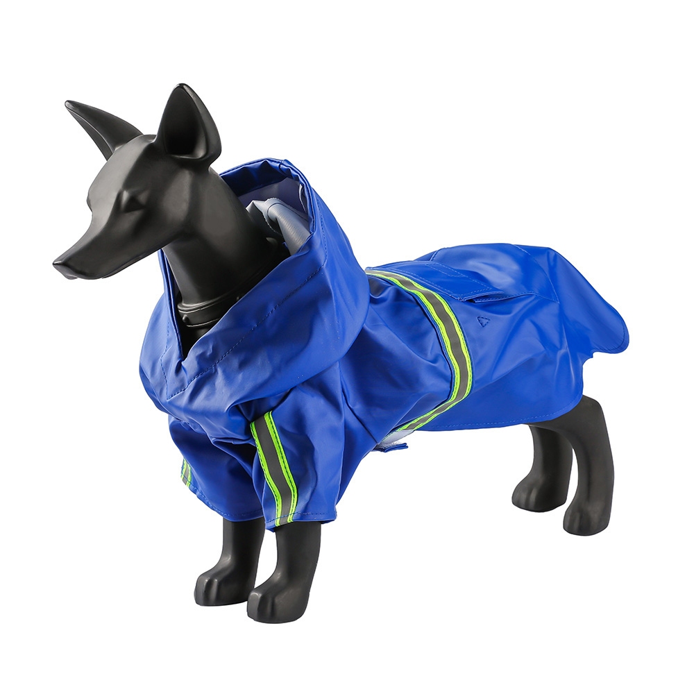 Hunde Regenmantel wasserdicht Grösse XXXL blau