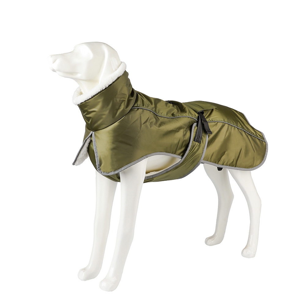 Hunde Wintermantel wasserdicht Grösse XXL khaki