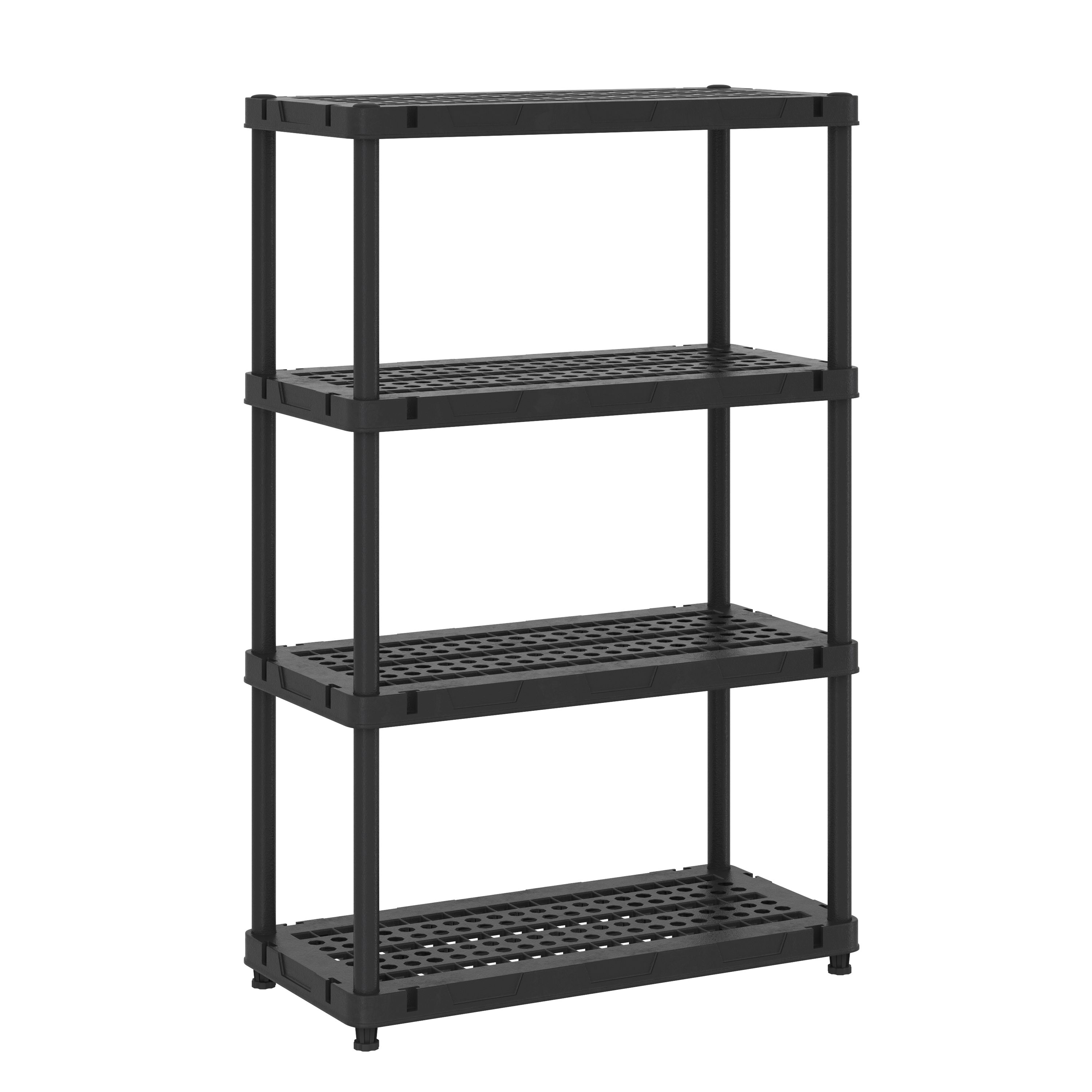 Schwerlastregal 90 x 43 x 140 cm schwarz