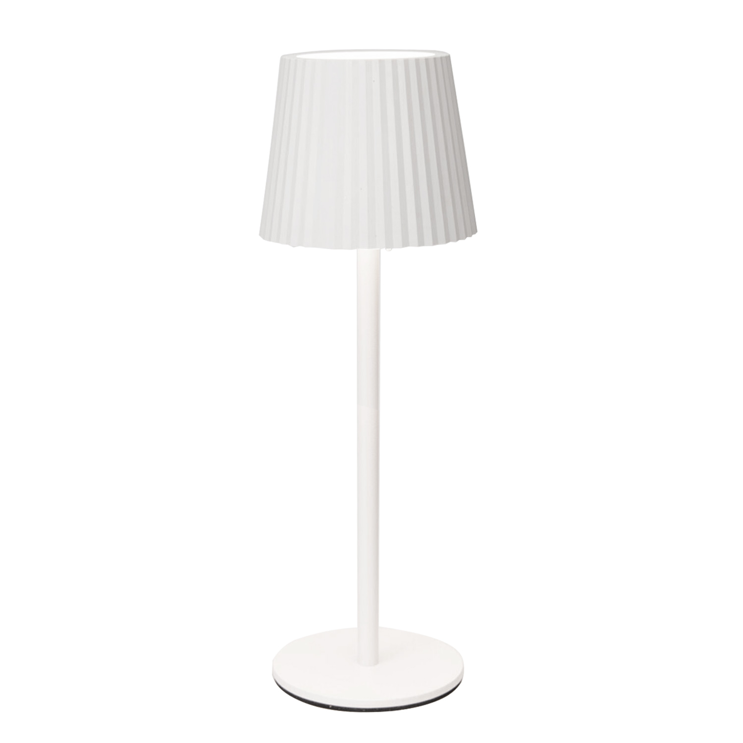 LED Tischlampe dimmbar 9 x 27 cm weiss