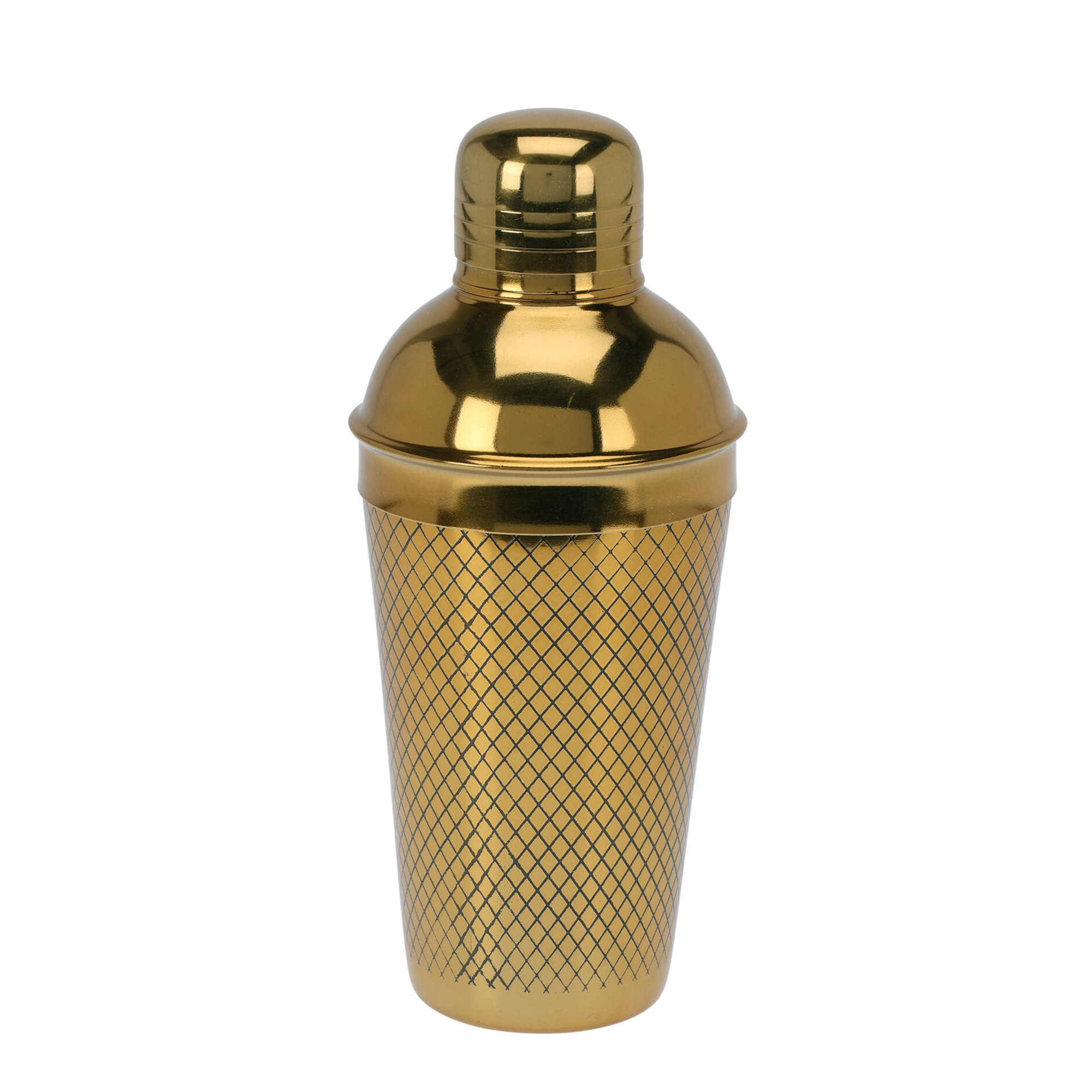 Cocktailshaker Edelstahl 650 ml gold