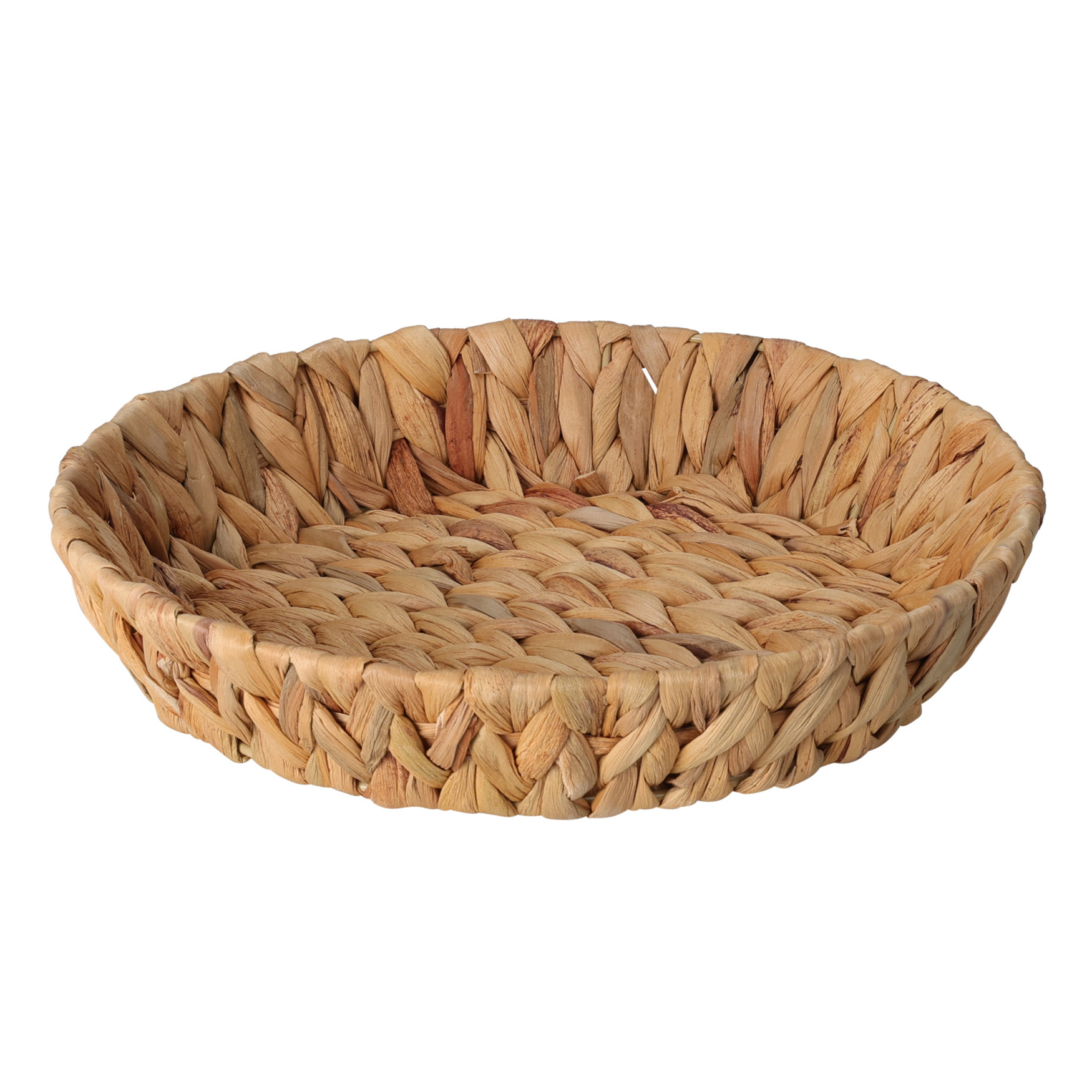 Aufbewahrungskorb rund 30 x 6 cm braun