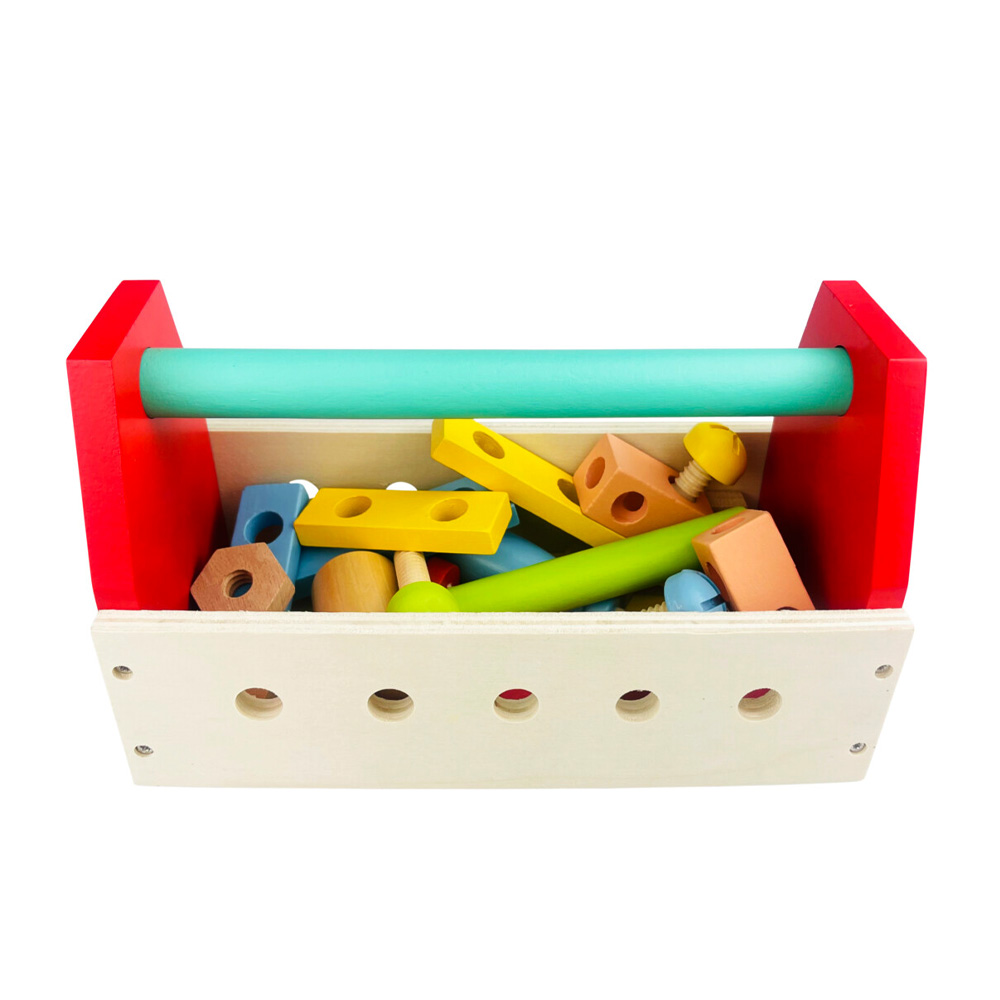 Werkzeugkasten Kinder Holz 25 x 12 cm