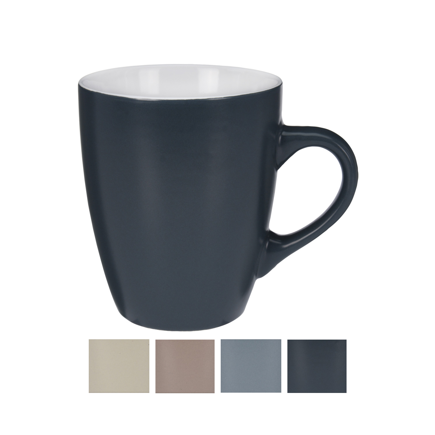 Tasse Set Steingut 340 ml 4-teilig