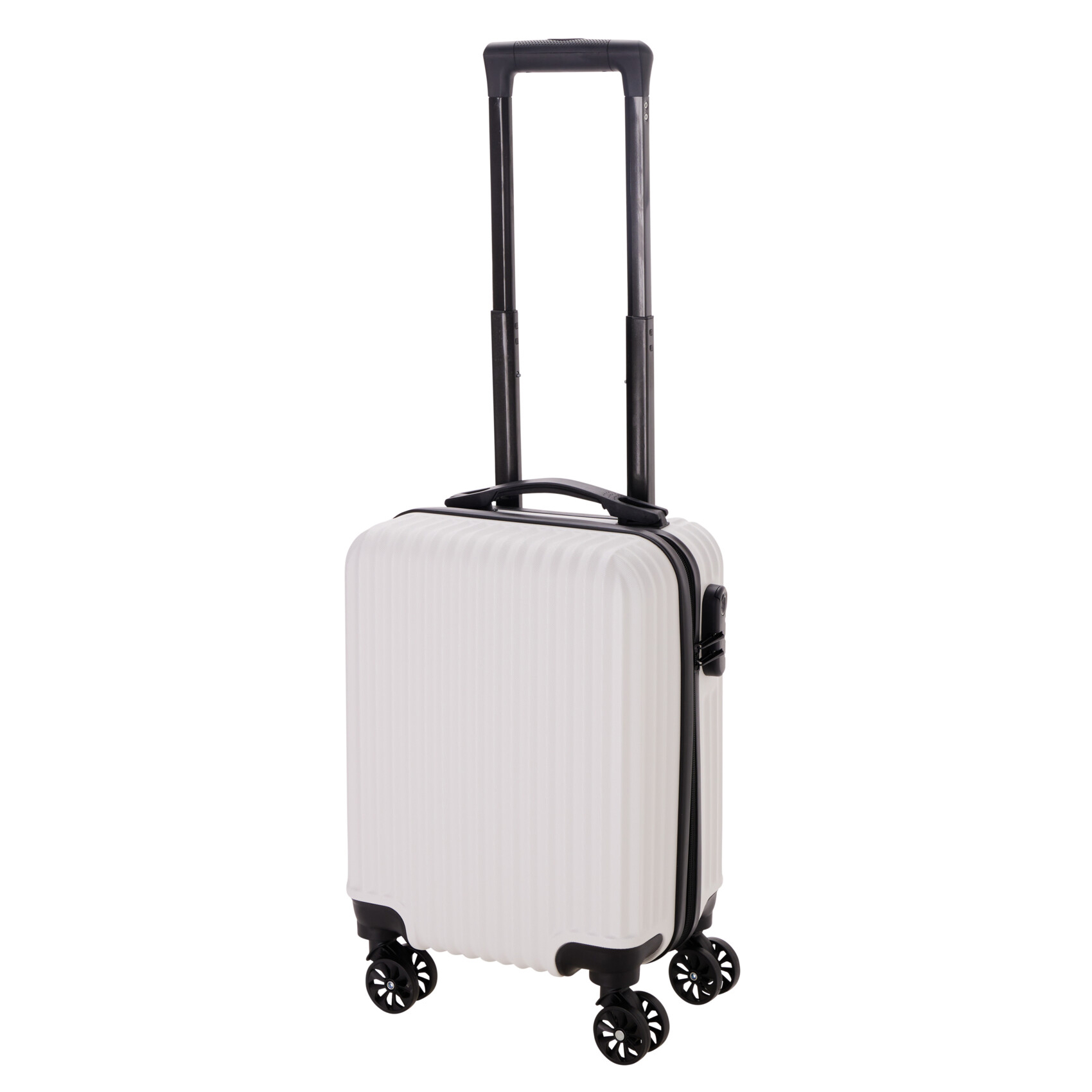 Reisekoffer Hartschalenkoffer 45 x 22 x 30 cm weiss