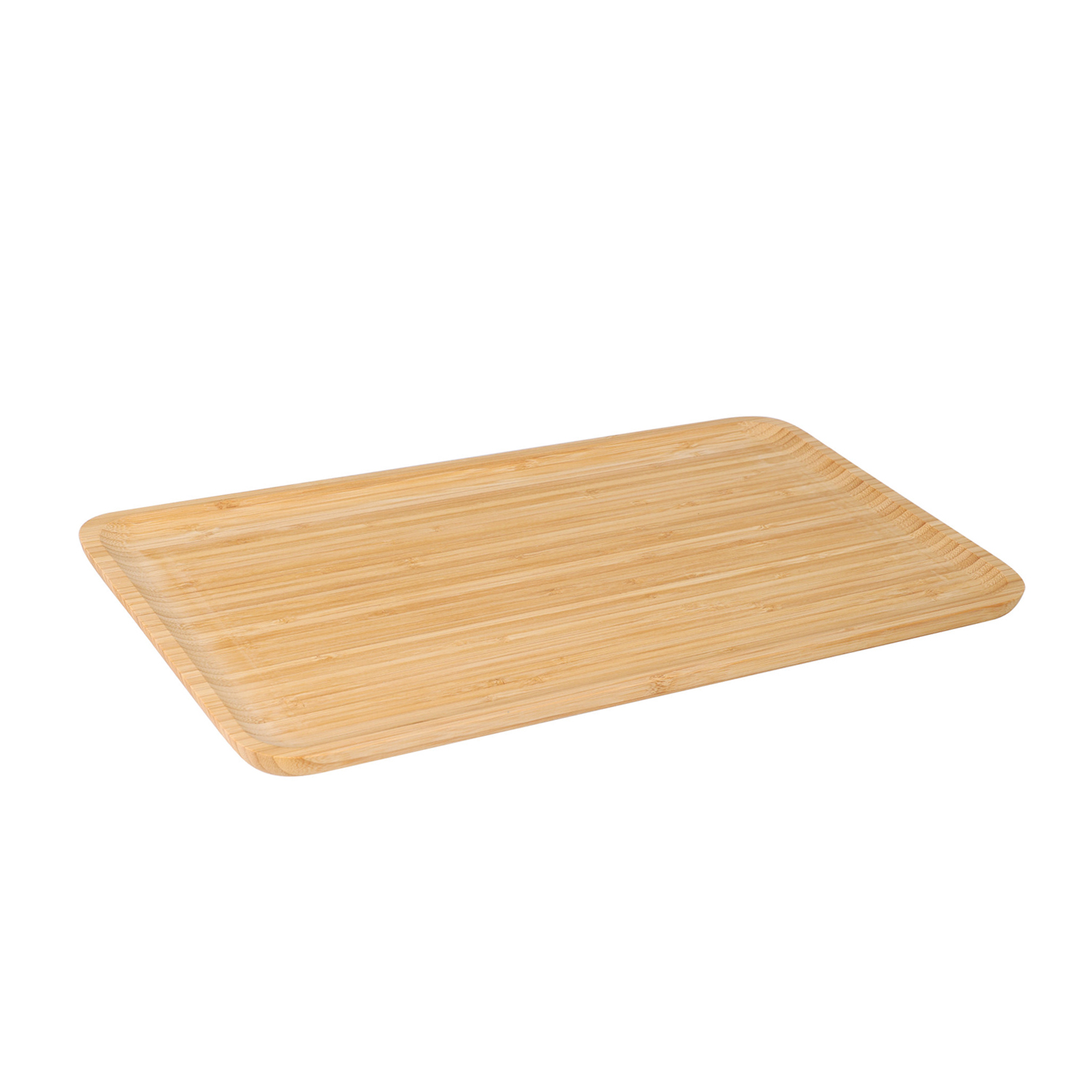 Servierplatte Bambus 43 x 25 cm natur