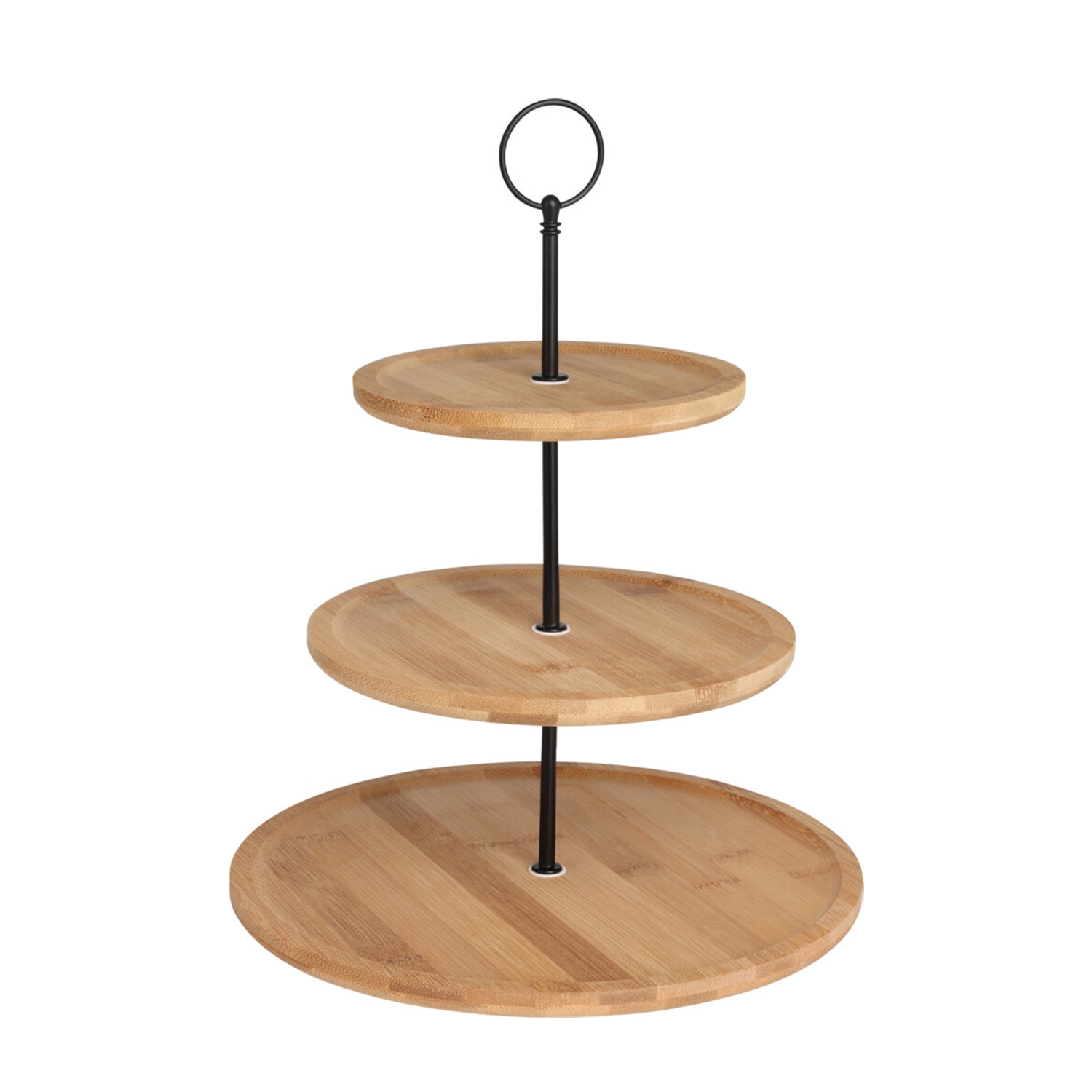 Etagere Bambus 3-stöckig