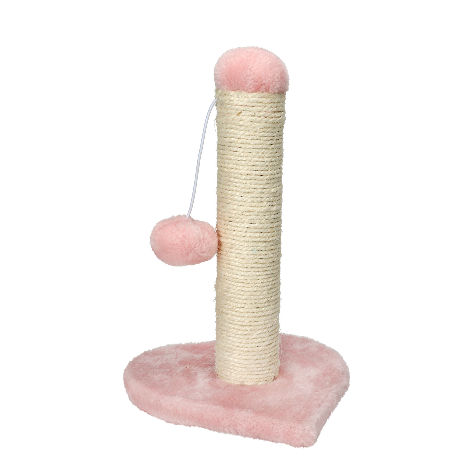 Katzenbaum Herz 30 cm rosa