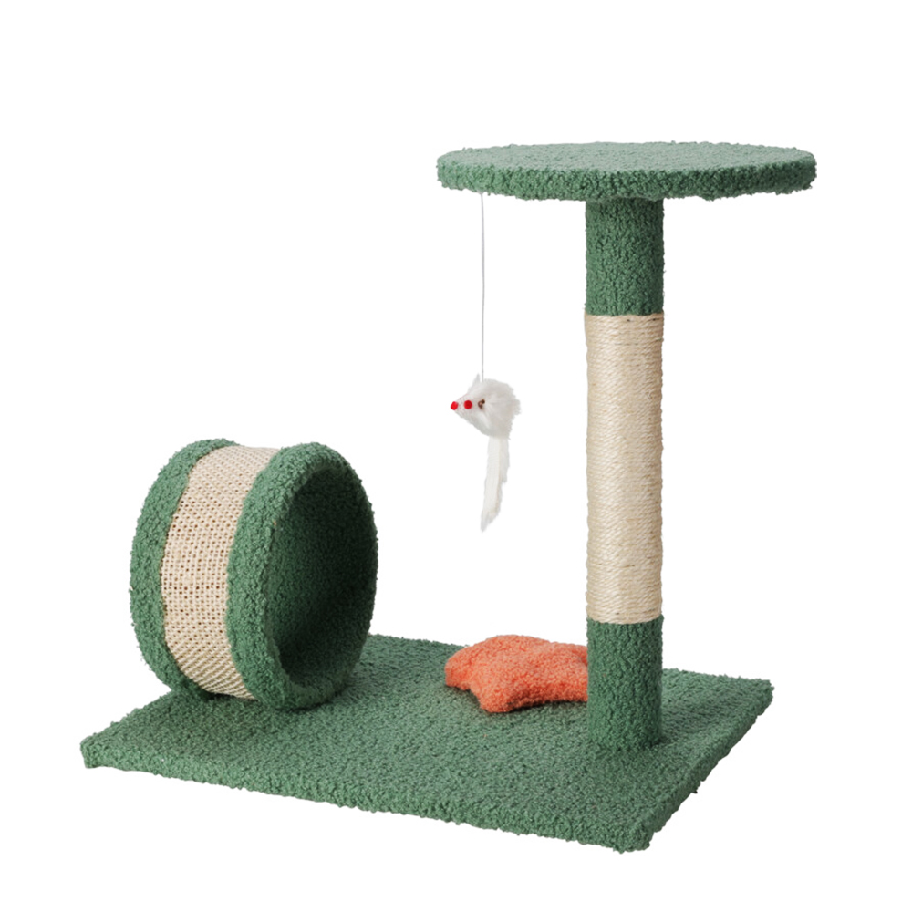 Katzenbaum 53 x 33 x 43 cm grün
