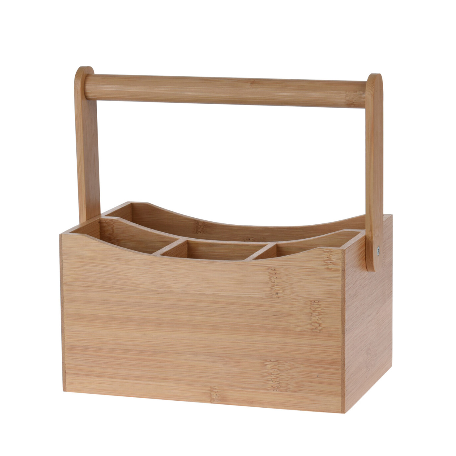 Besteckhalter Bambus 4 Fächer 23 x 14 cm