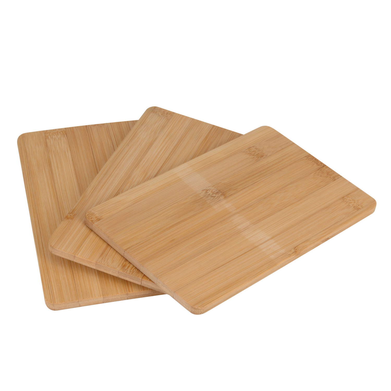 Schneidebrett Bambus 22 x 14 cm 3er Set