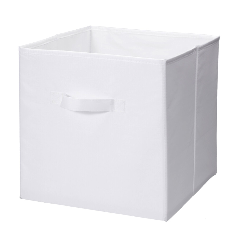 Aufbewahrungsbox 30 x 30 x 29 cm weiss